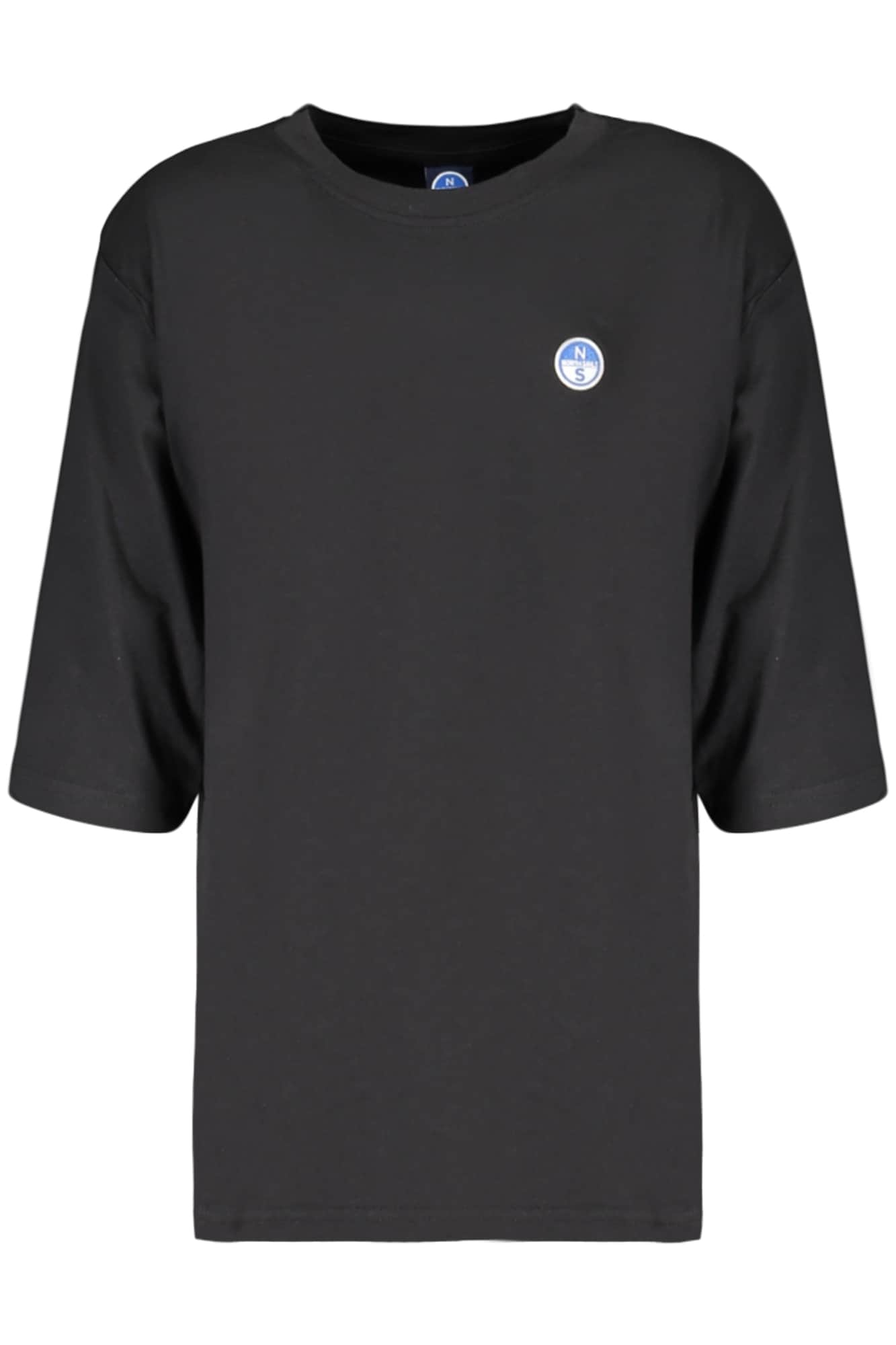 North Sails niños manga corta t-camisa, negro