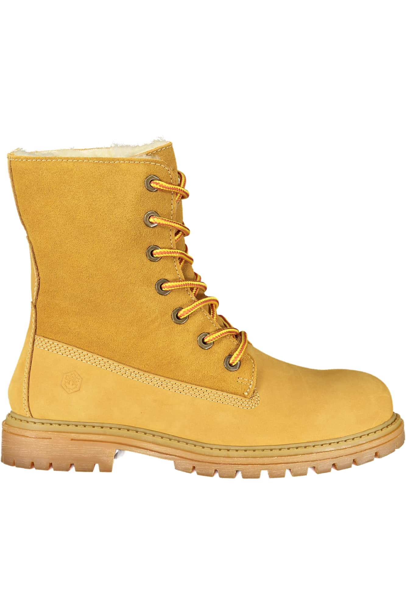 Lumberjack mujer amarillo bota
