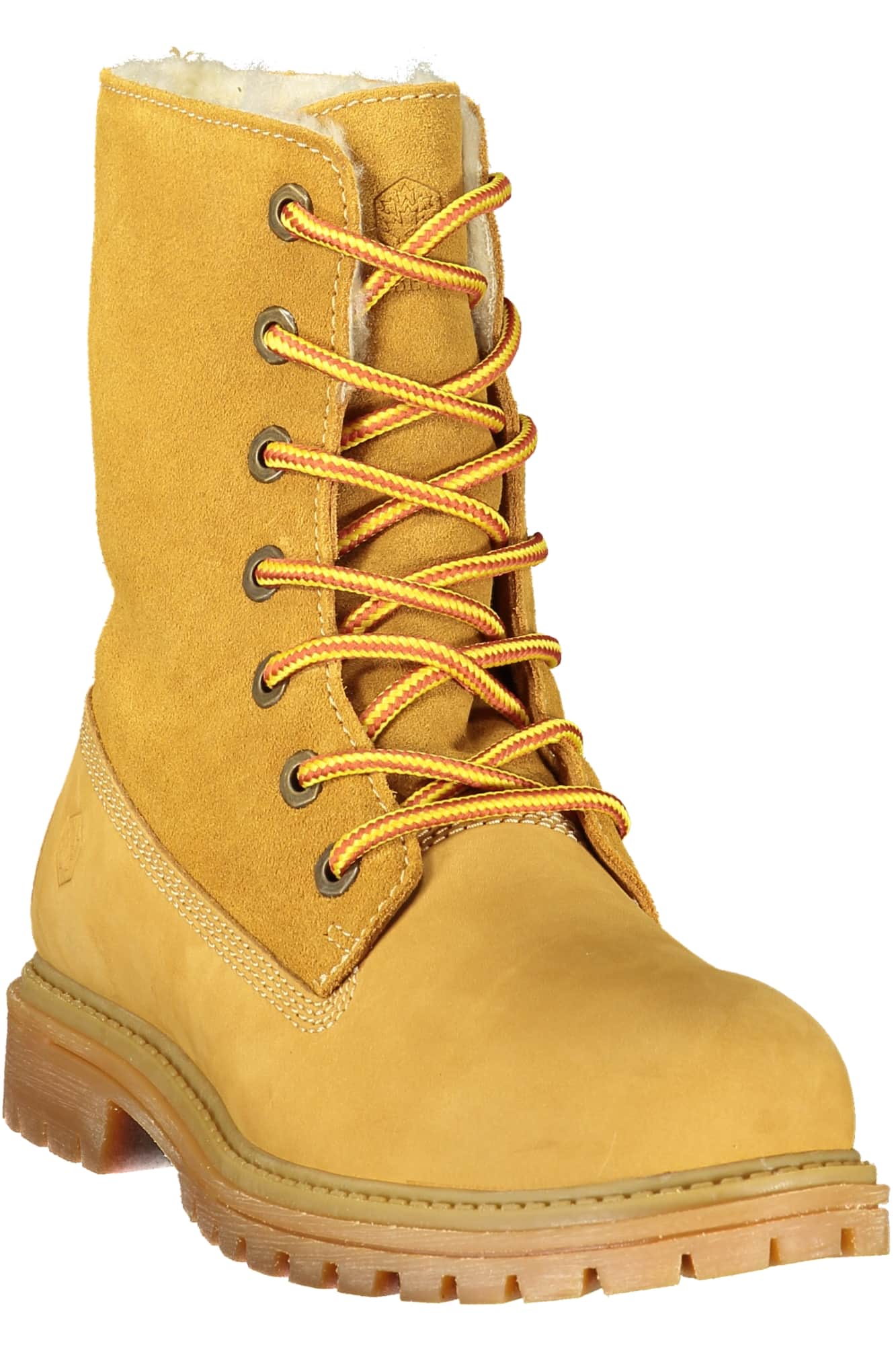 Lumberjack mujer amarillo bota