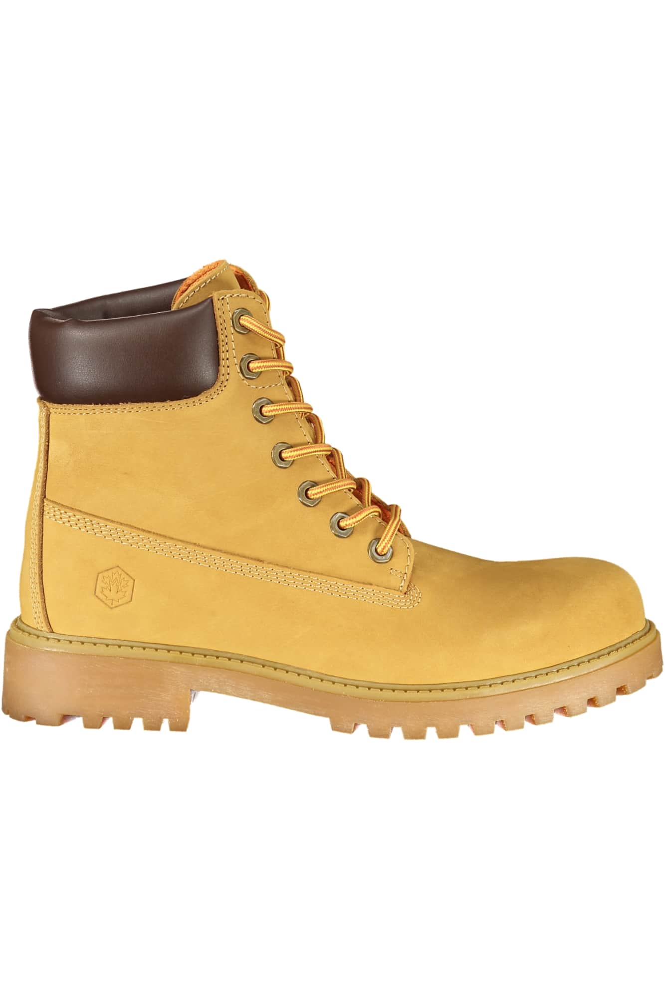 Lumberjack hombre amarillo bota