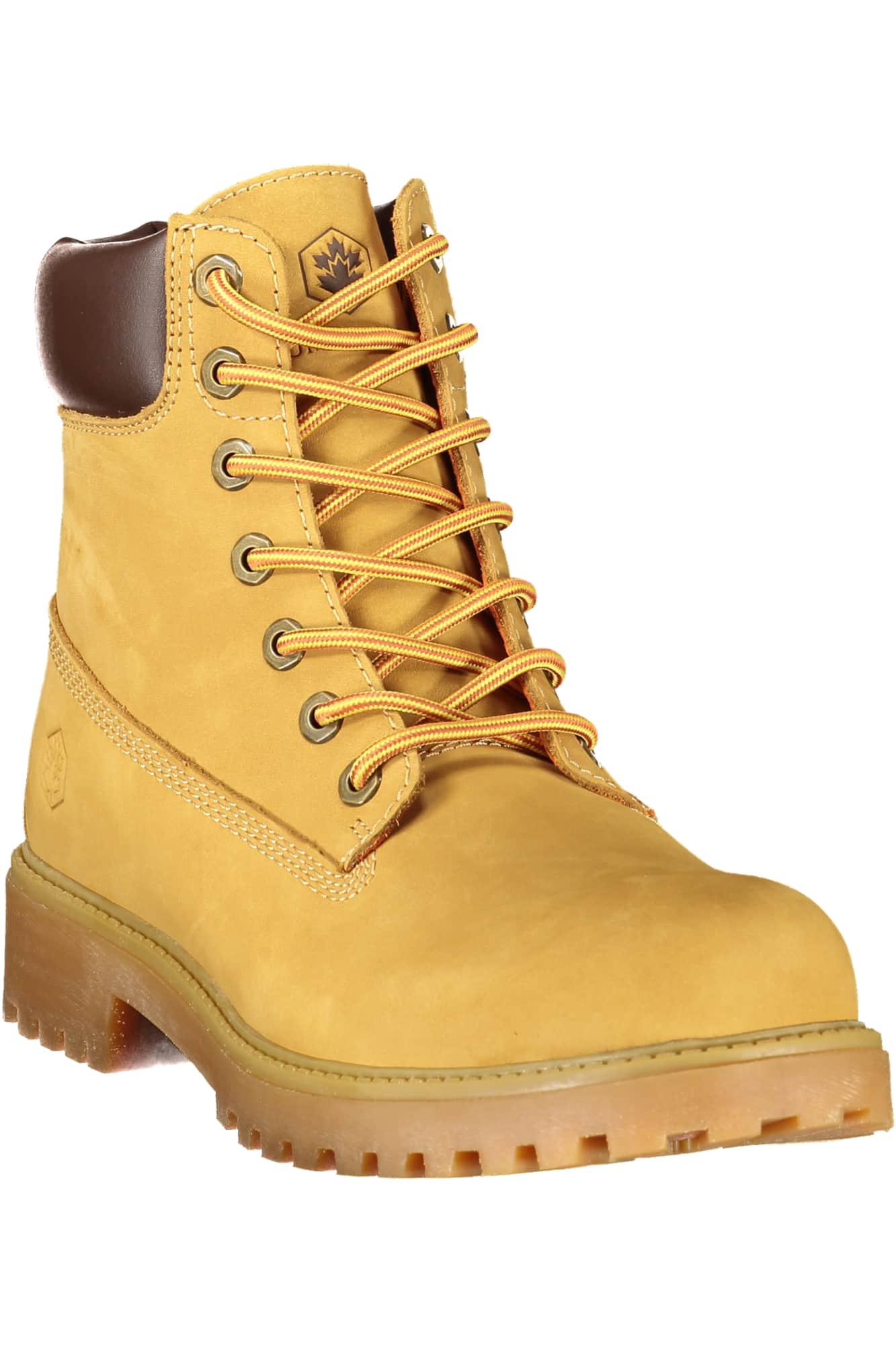 Lumberjack hombre amarillo bota
