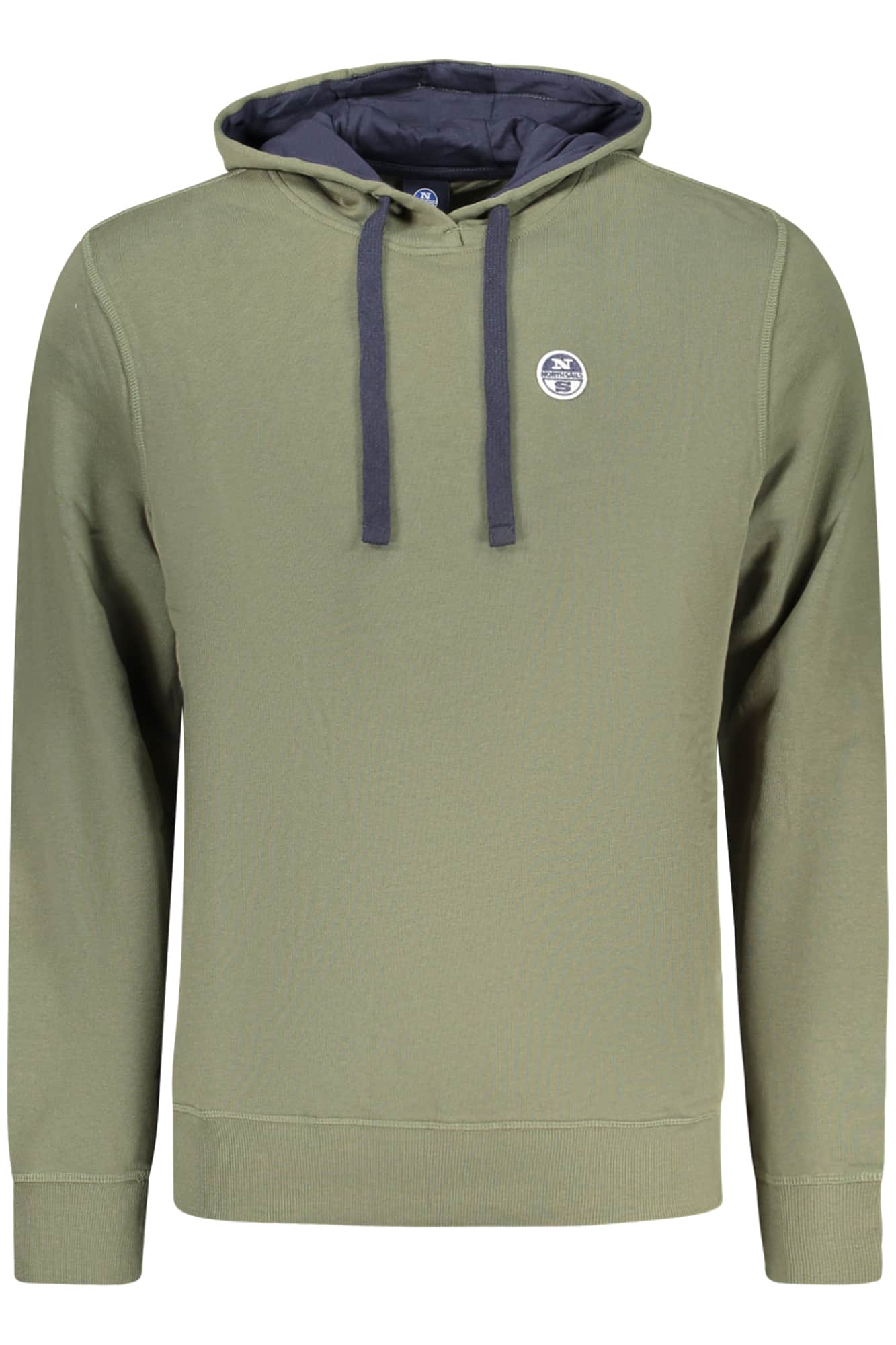 North Sails hombre negro con cremallera sudadera