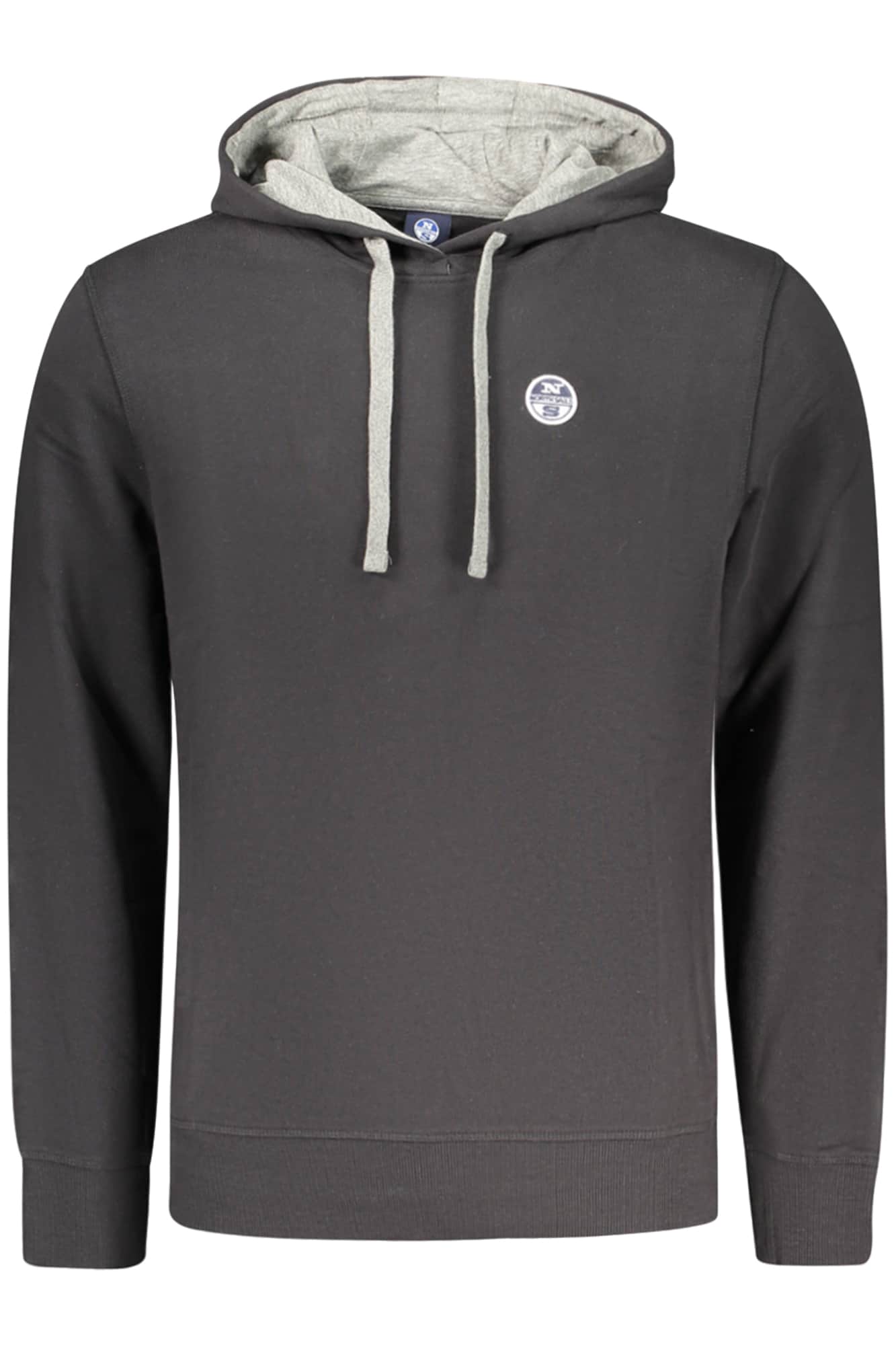 North Sails hombre negro con cremallera sudadera