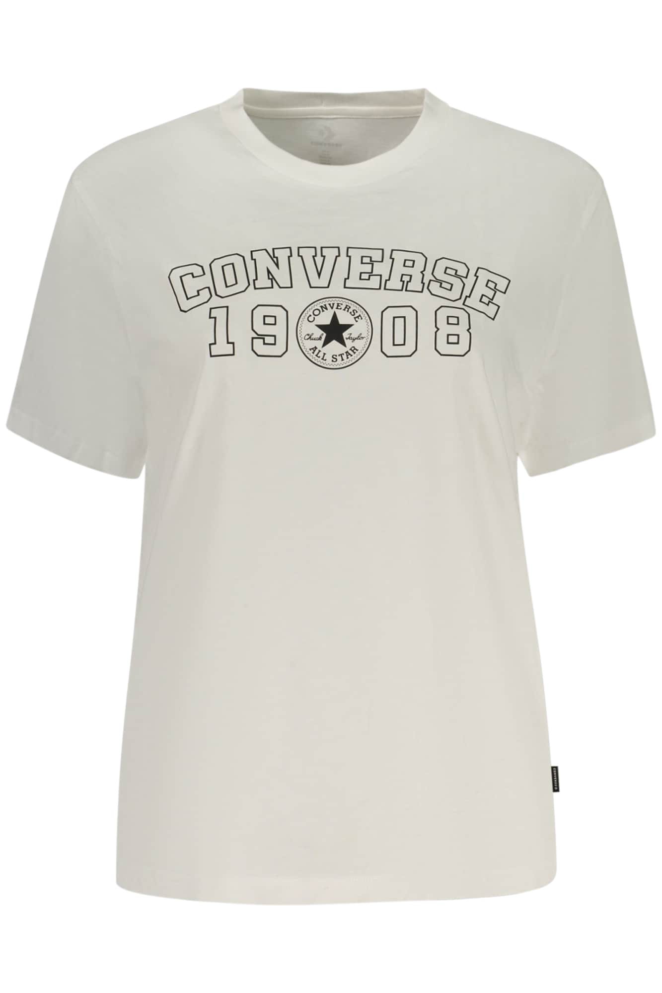 Converse Mujer Manga Corta T-Camisa, Rosa