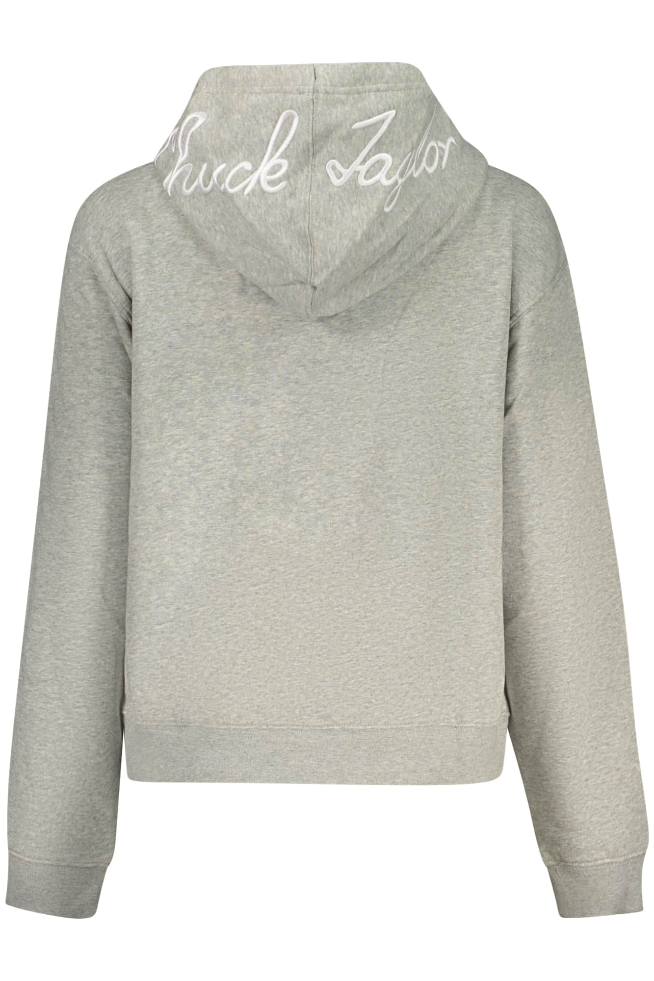 Converse Mujer Con Cremallera Sudadera Con Capucha Negro