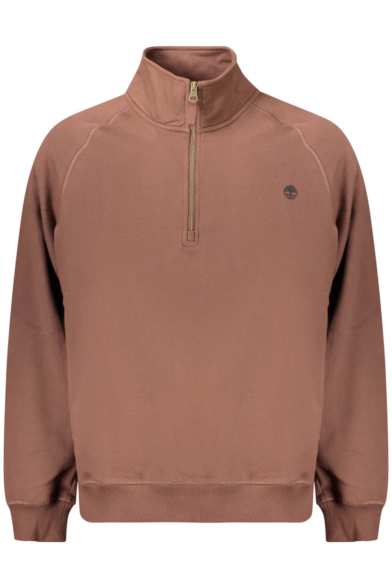 Timberland hombre marrón con cremallera sudadera