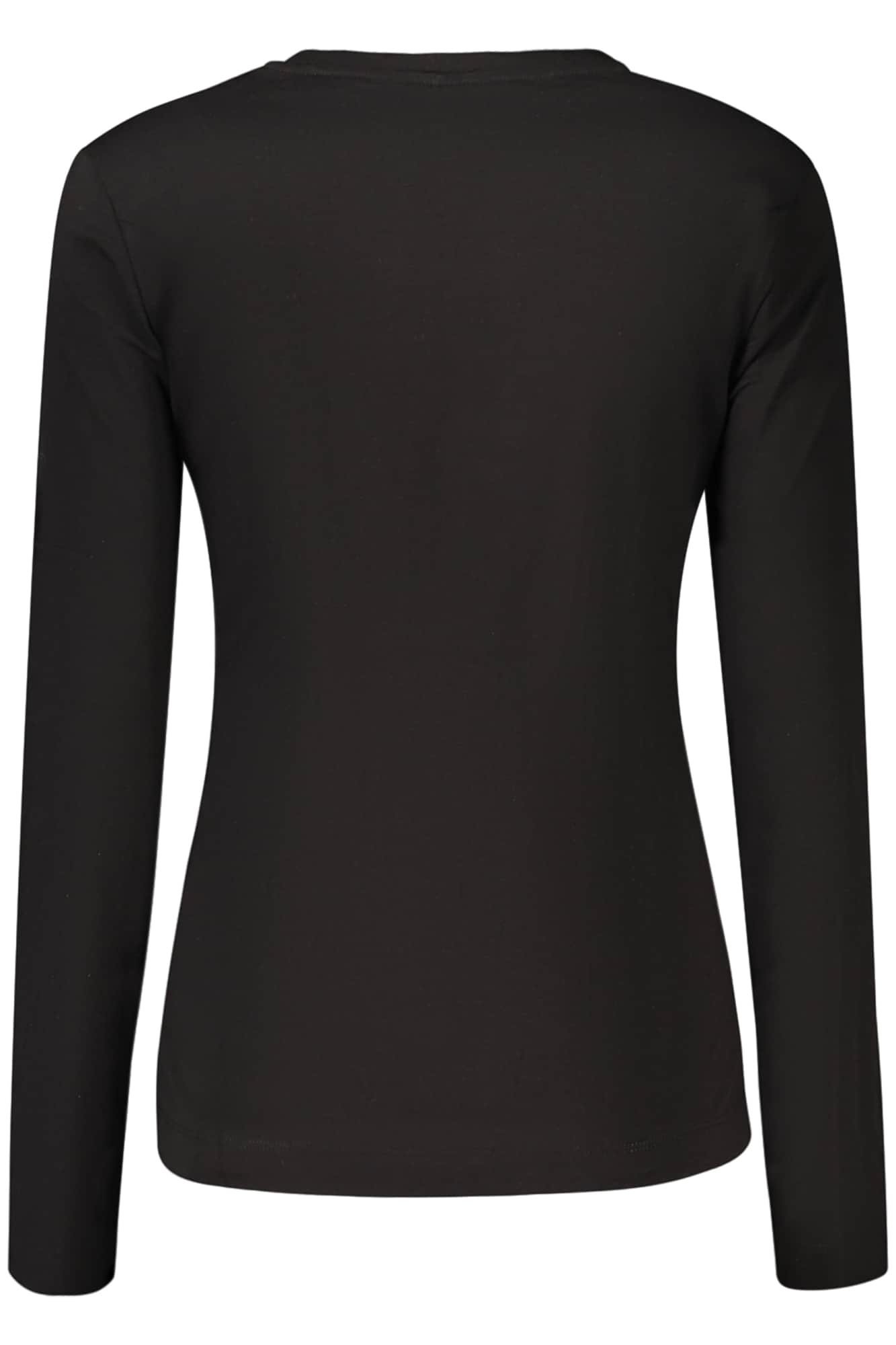 Guess vaqueros mujer manga larga t-camisa negro
