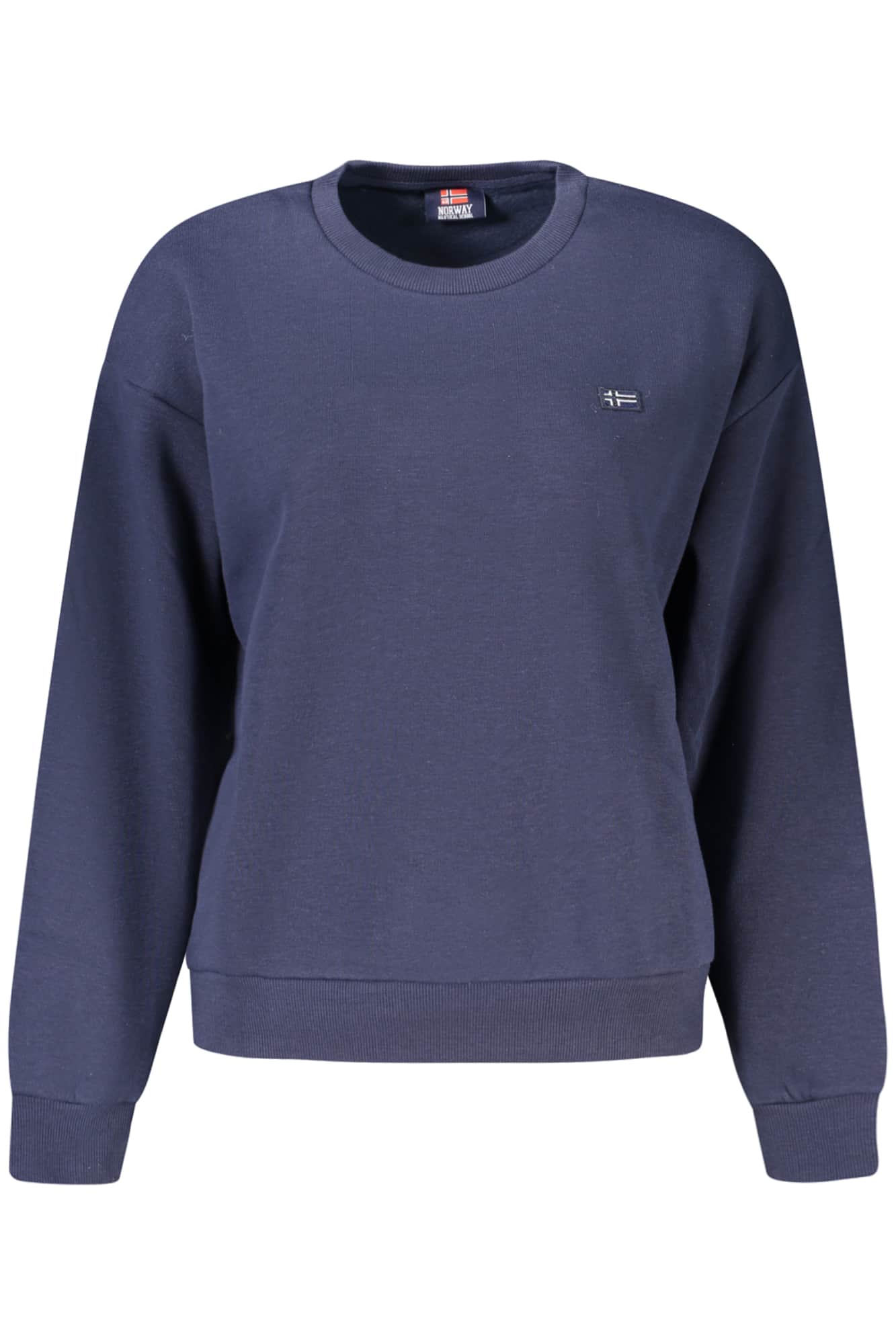 Norway 1963 mujer con cremallera sudadera, azul