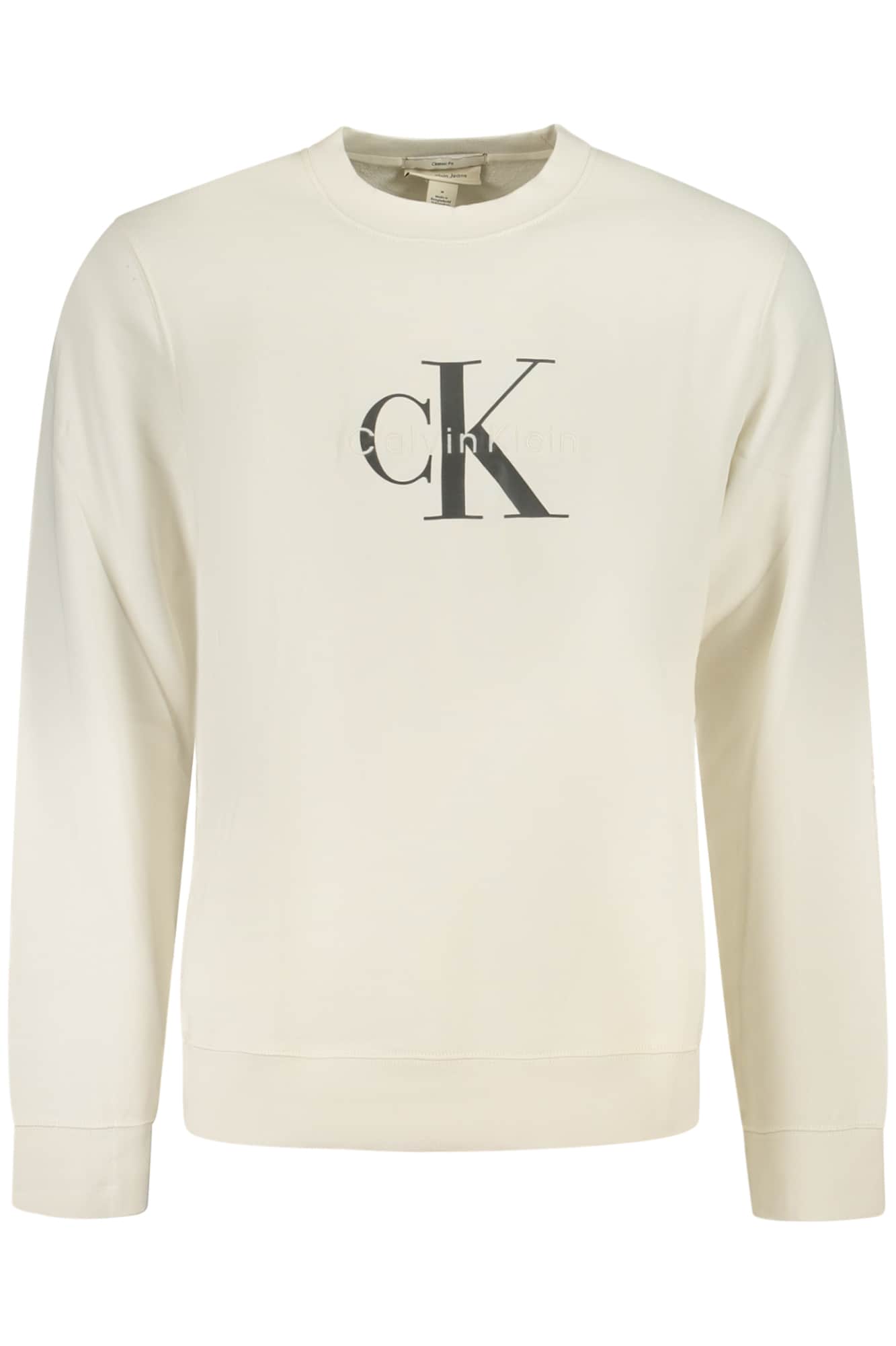 Calvin Klein hombre con cremallera sudadera blanco