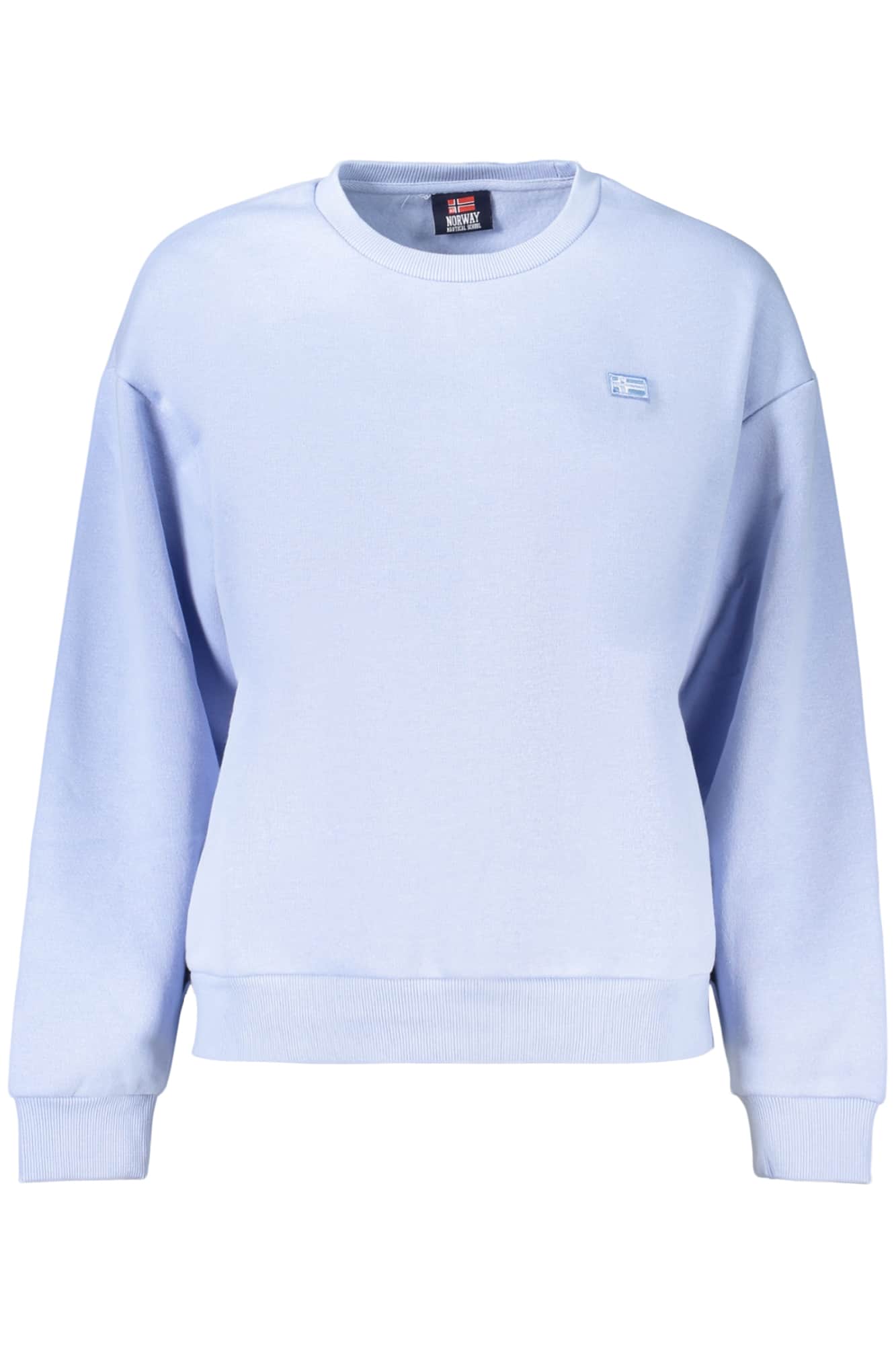 Norway 1963 mujer con cremallera sudadera, azul