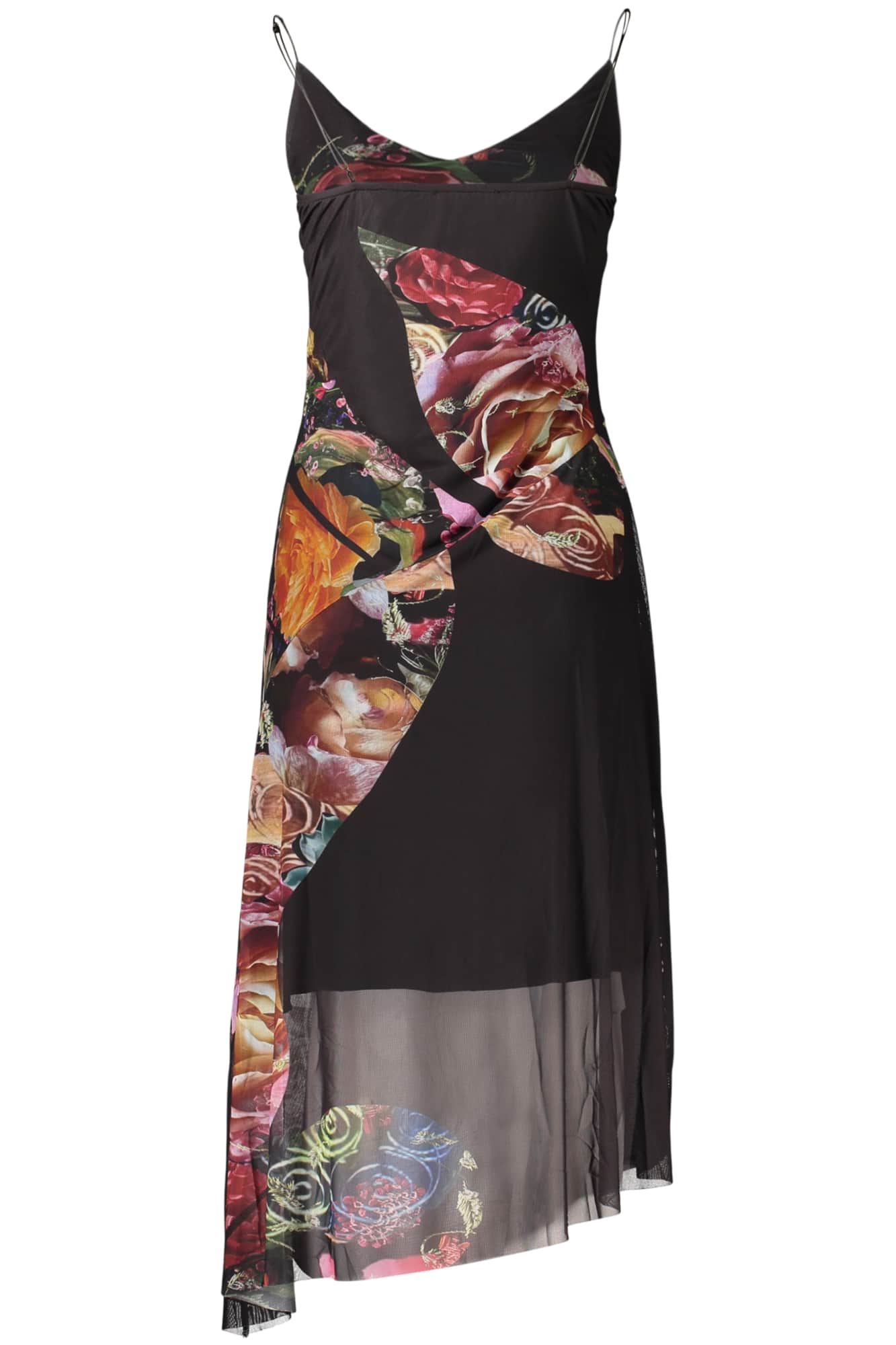 Desigual mujer largo negro vestido