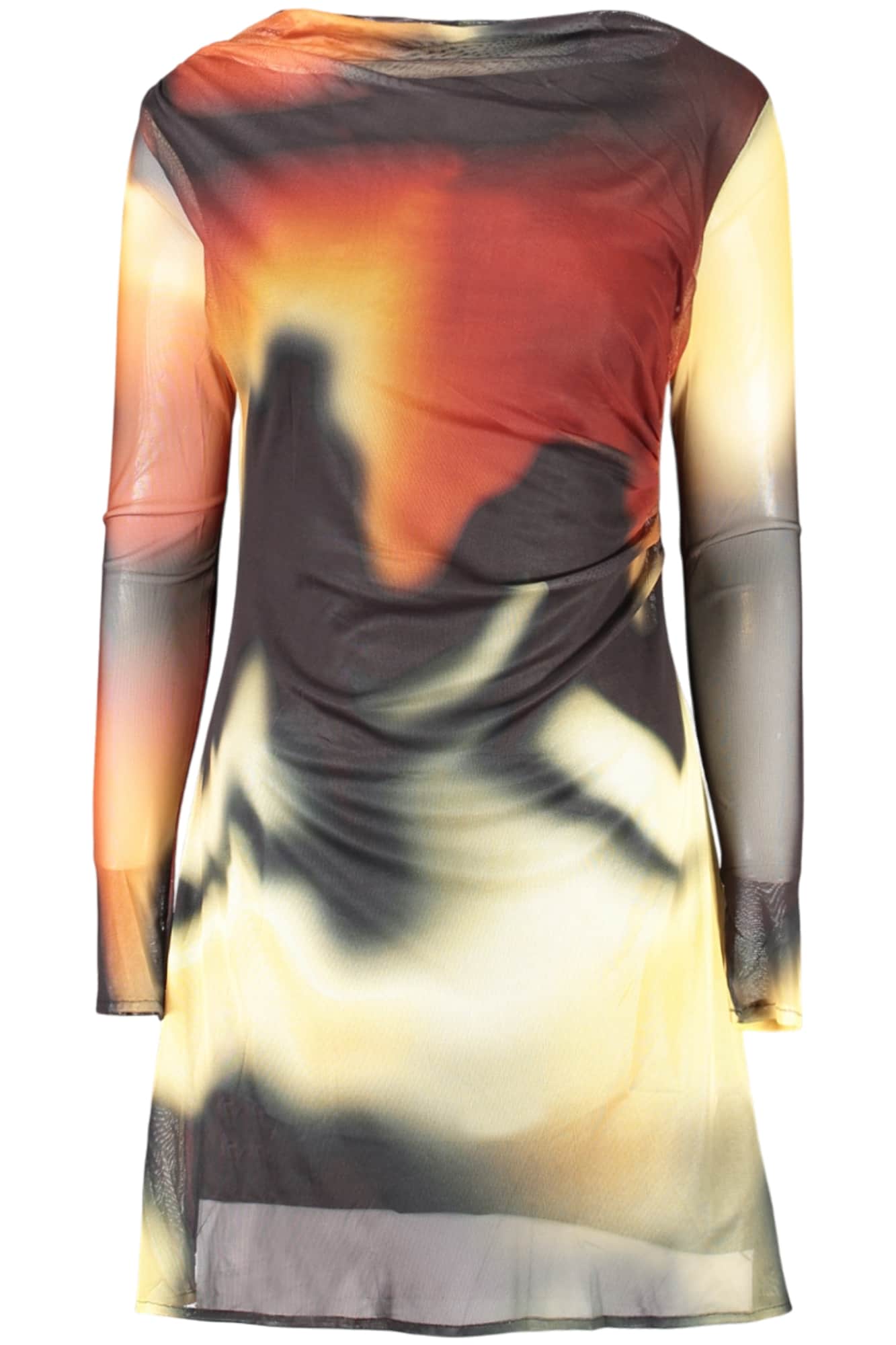 Desigual corto vestido para mujer in negro