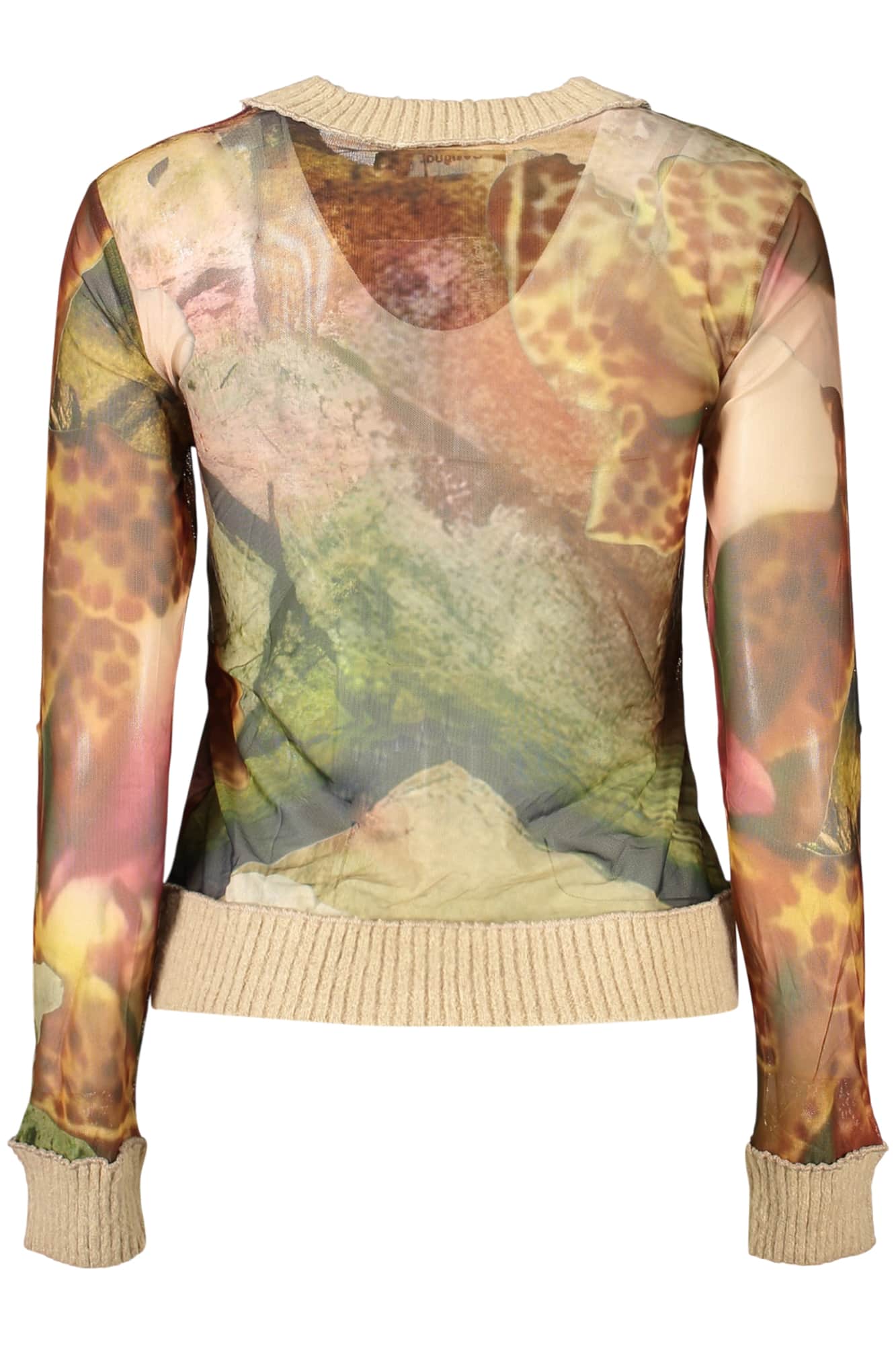 Desigual mujer beige jersey