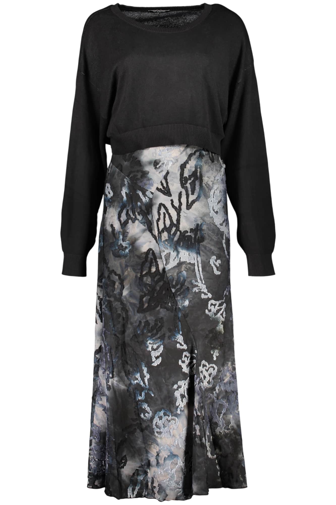Desigual mujer largo azul vestido