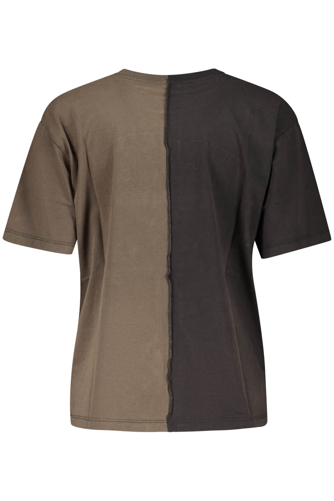 Desigual mujer manga corta t-camisa negro