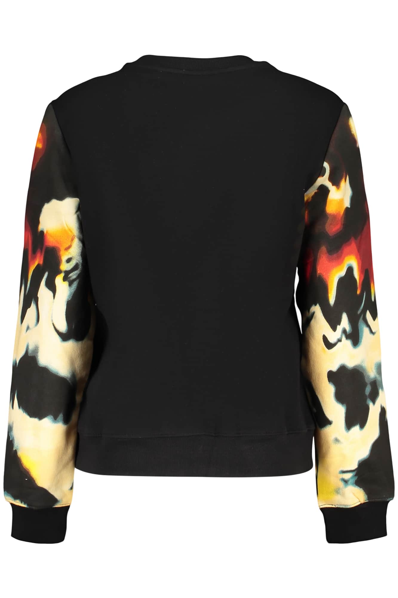 Desigual mujer negro con cremallera sudadera