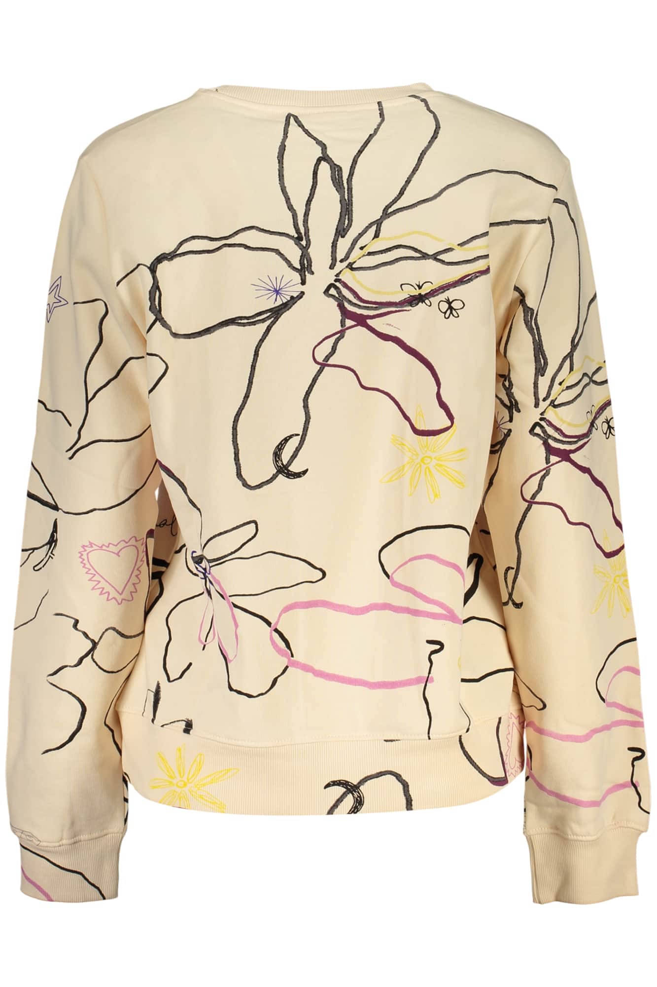 Desigual mujer rosa con cremallera sudadera