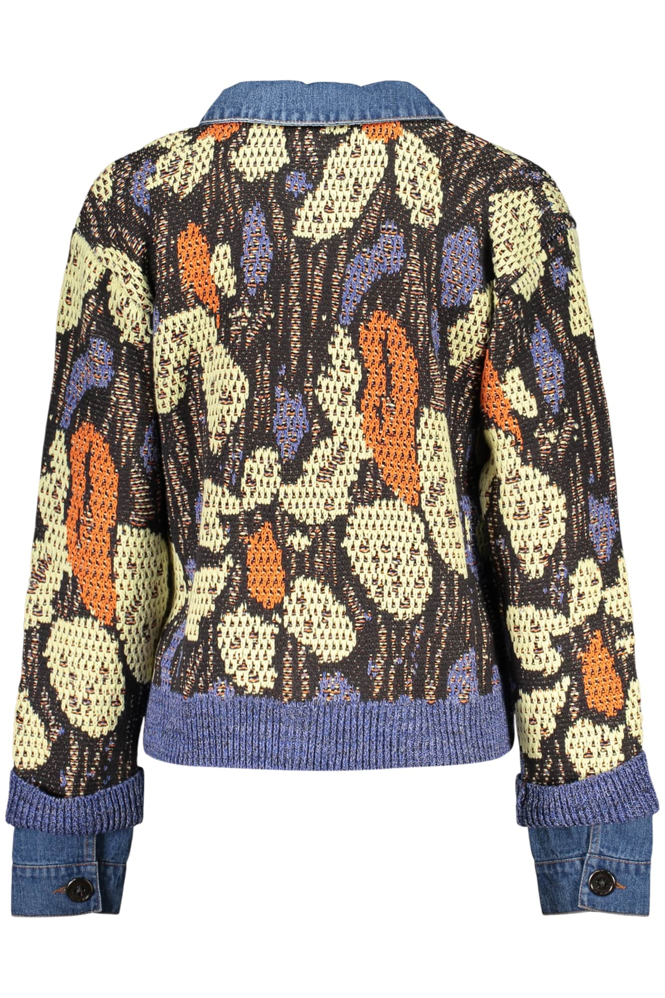 Desigual mujer azul cárdigan