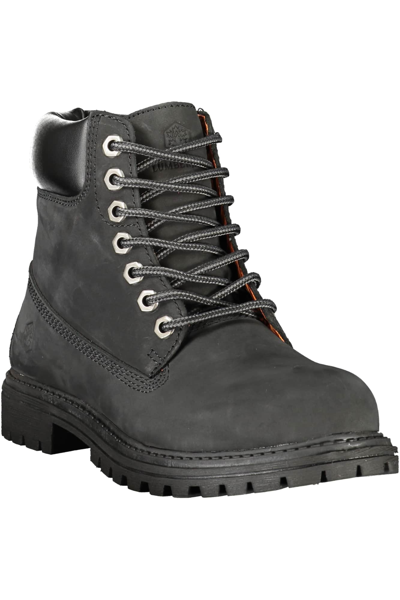 Lumberjack mujer negro bota