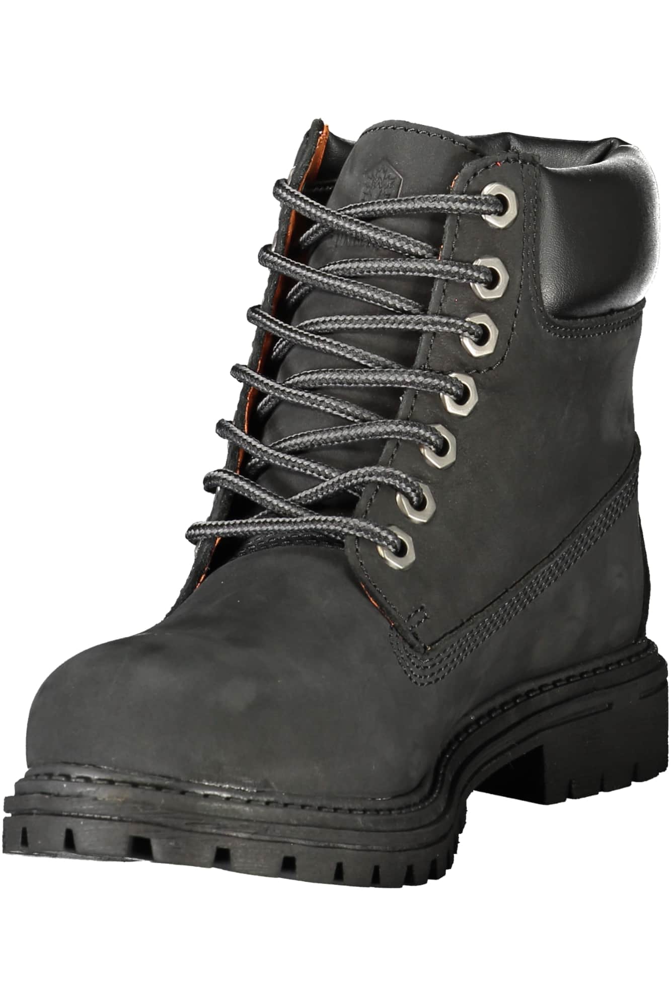 Lumberjack mujer negro bota