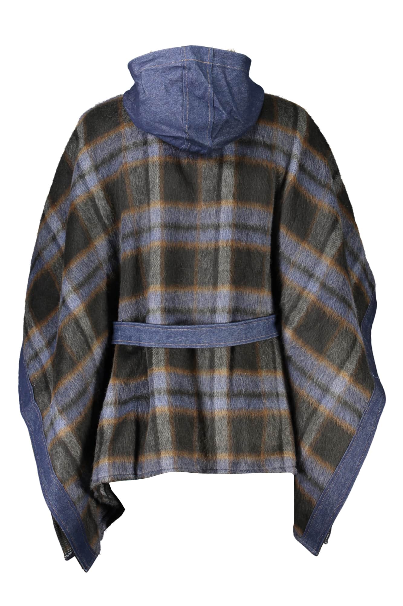 Desigual poncho mujer azul