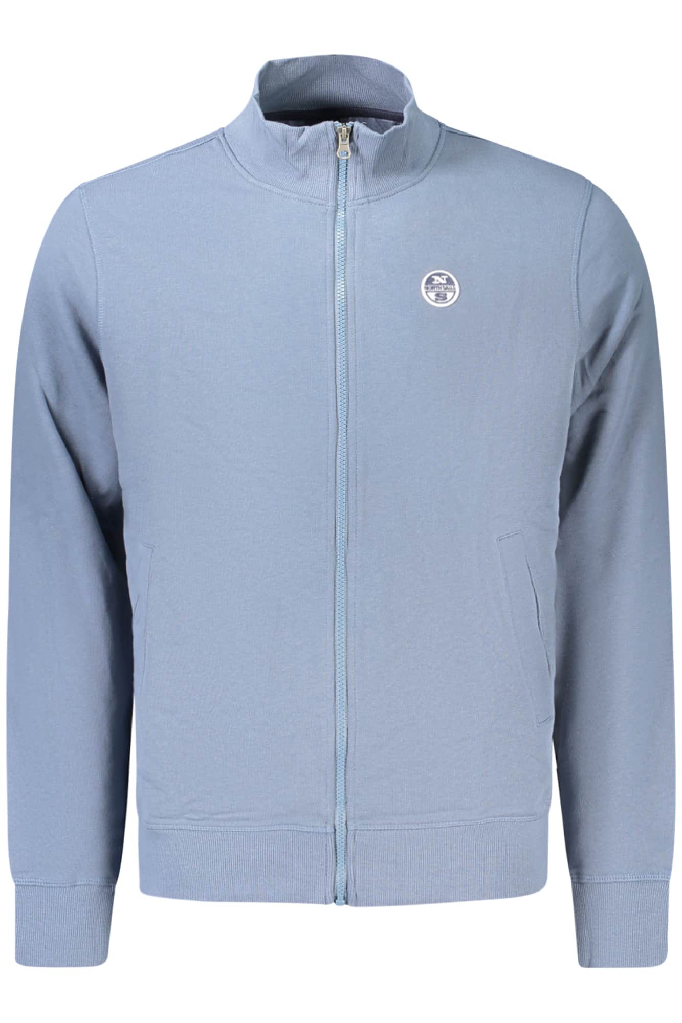 North Sails hombre blanco con cremallera sudadera