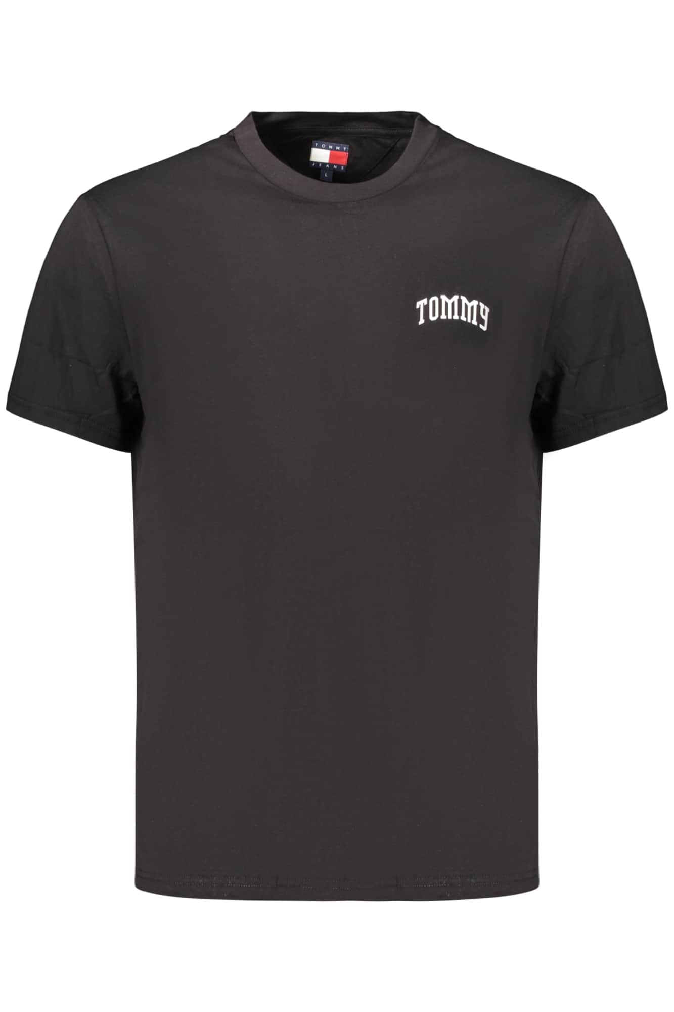 Tommy Hilfiger hombre manga corta t-camisa negro