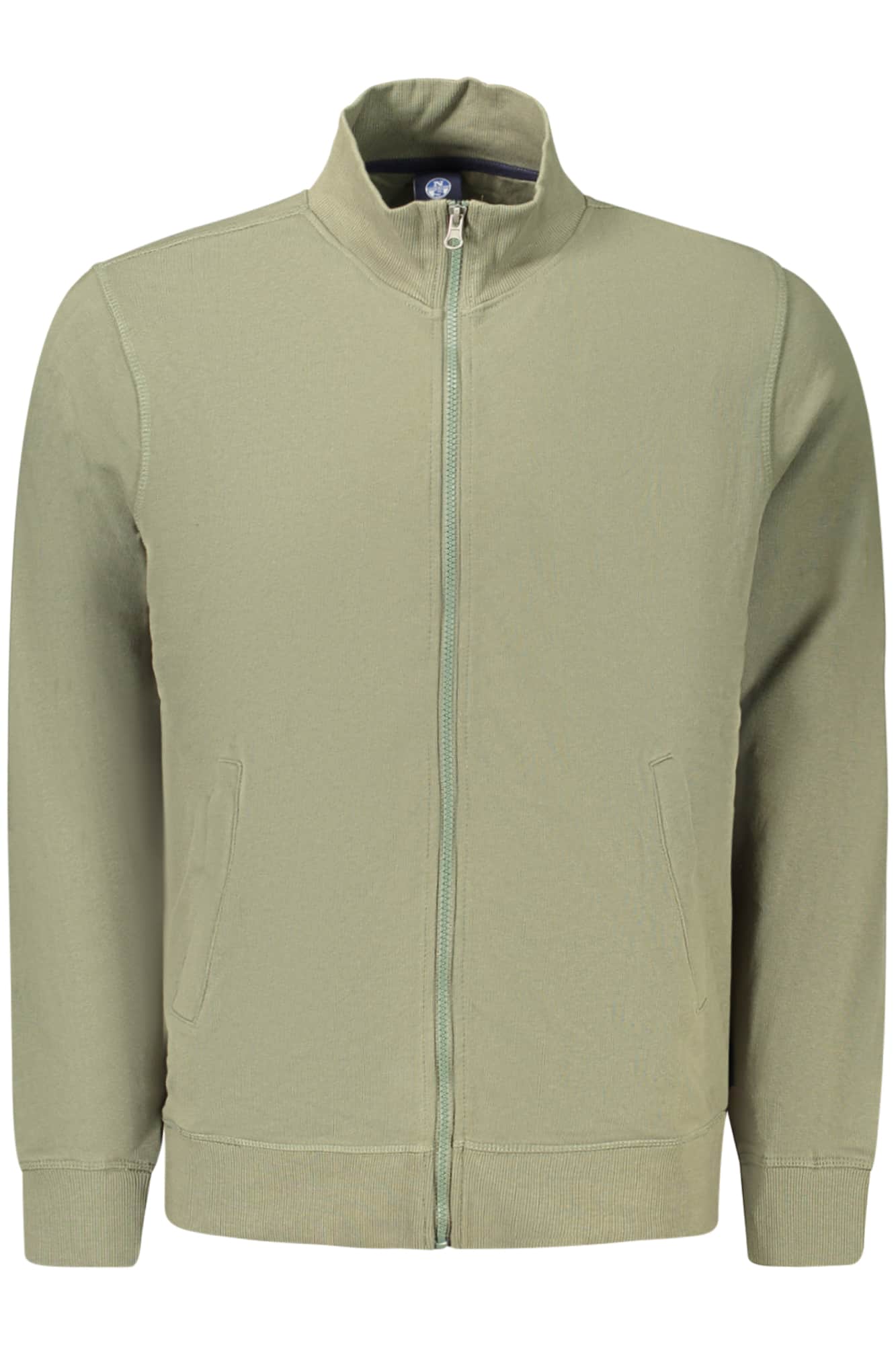 North Sails hombre blanco con cremallera sudadera