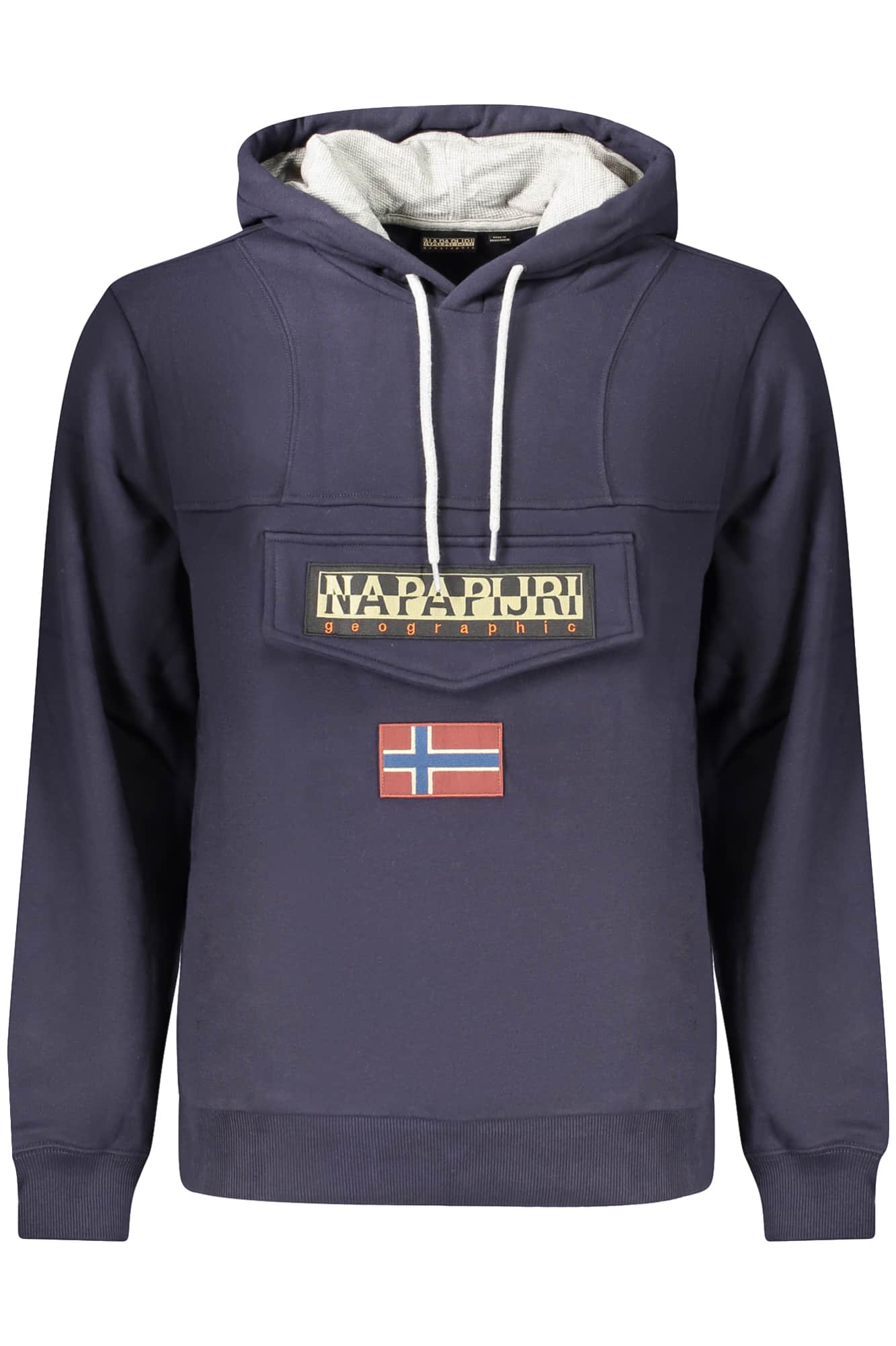 Napapijri hombre con cremallera sudadera, azul