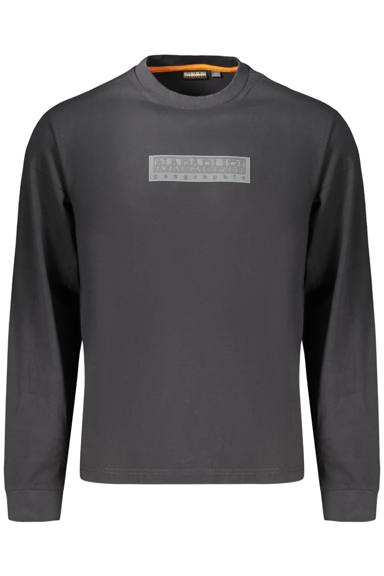 Napapijri hombre manga larga t-camisa verde