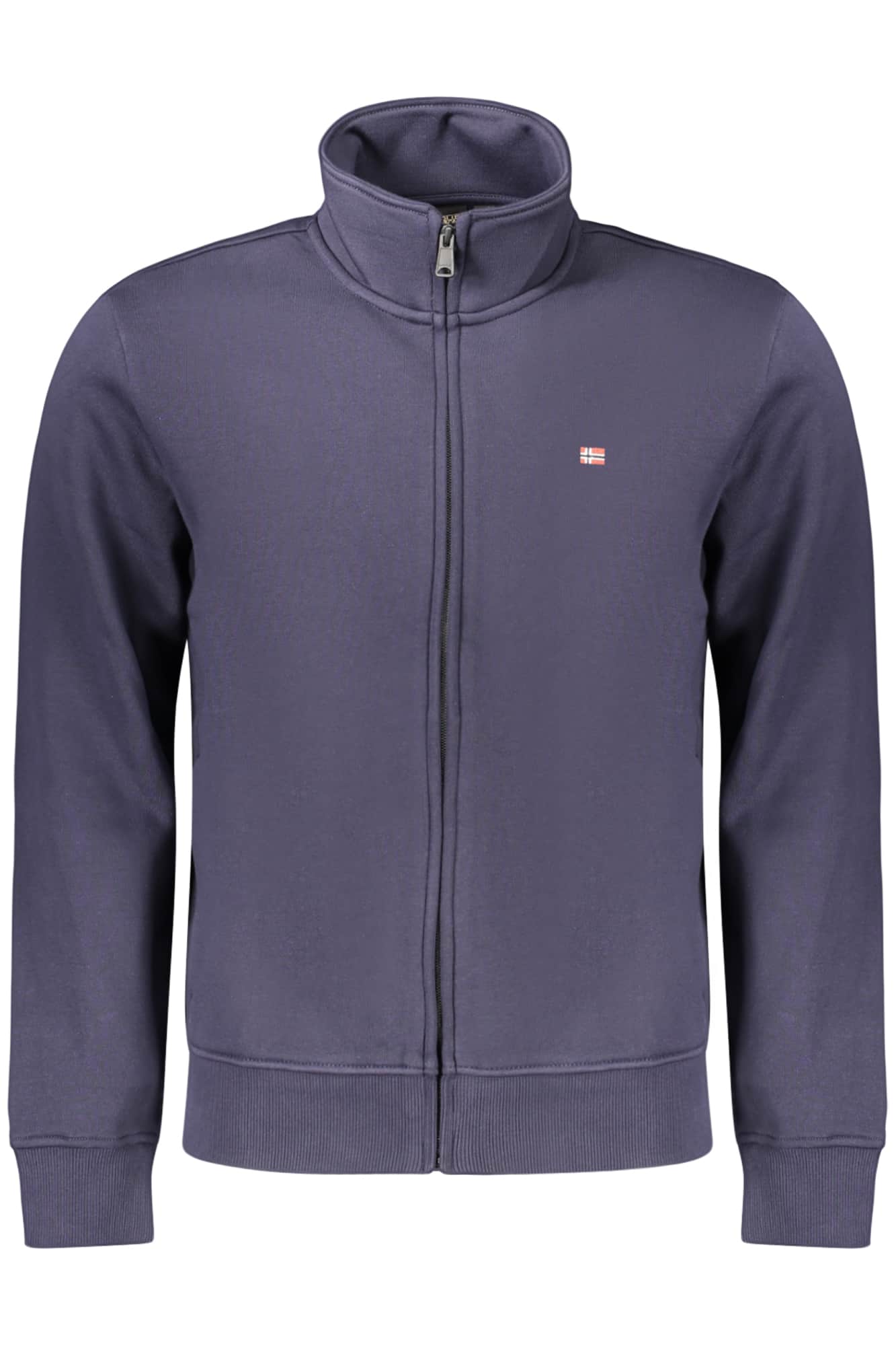 Napapijri hombre azul con cremallera sudadera