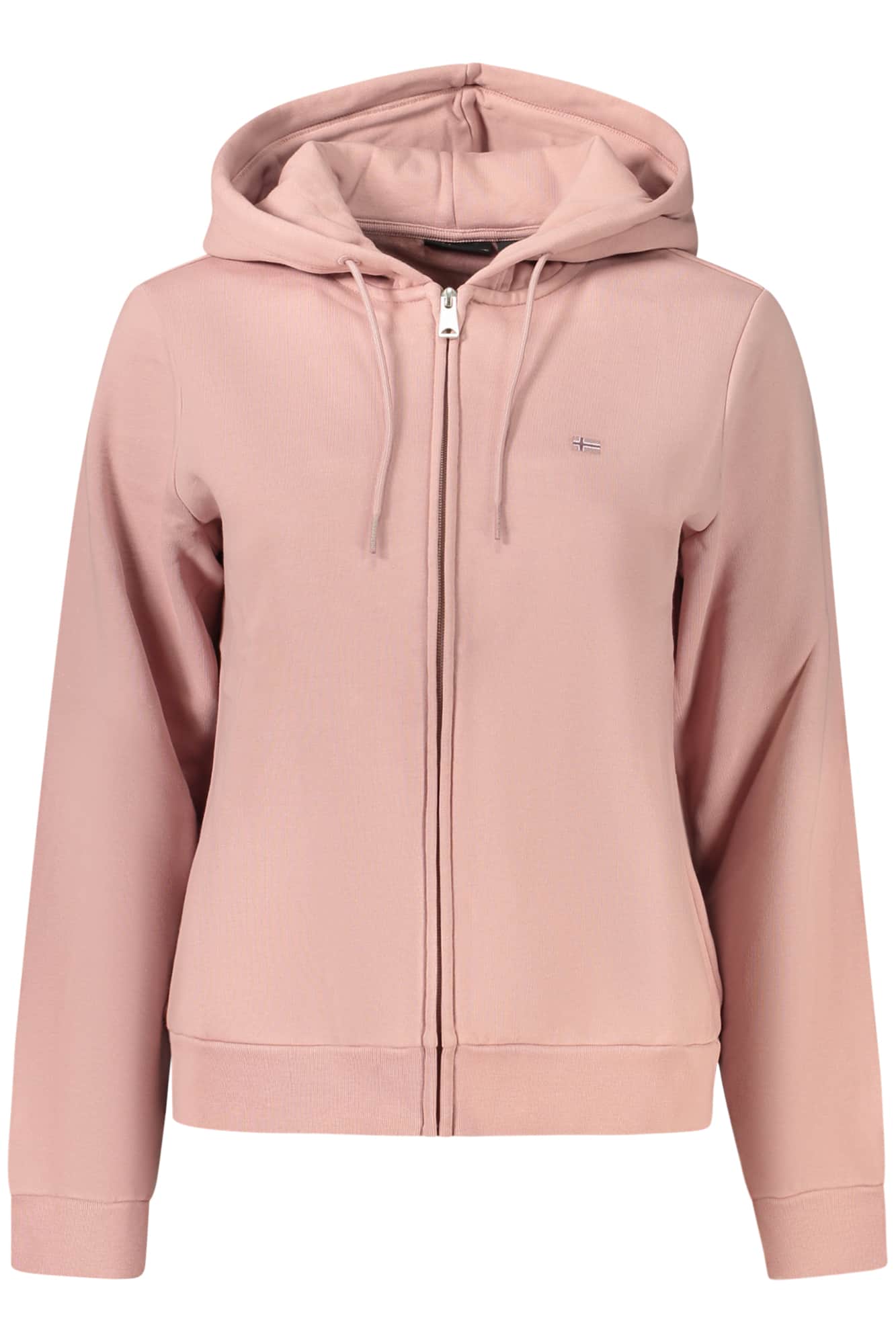 Napapijri mujer con cremallera sudadera blanco