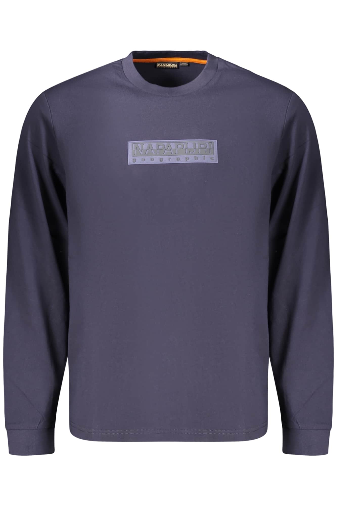 Napapijri hombre manga larga t-camisa verde