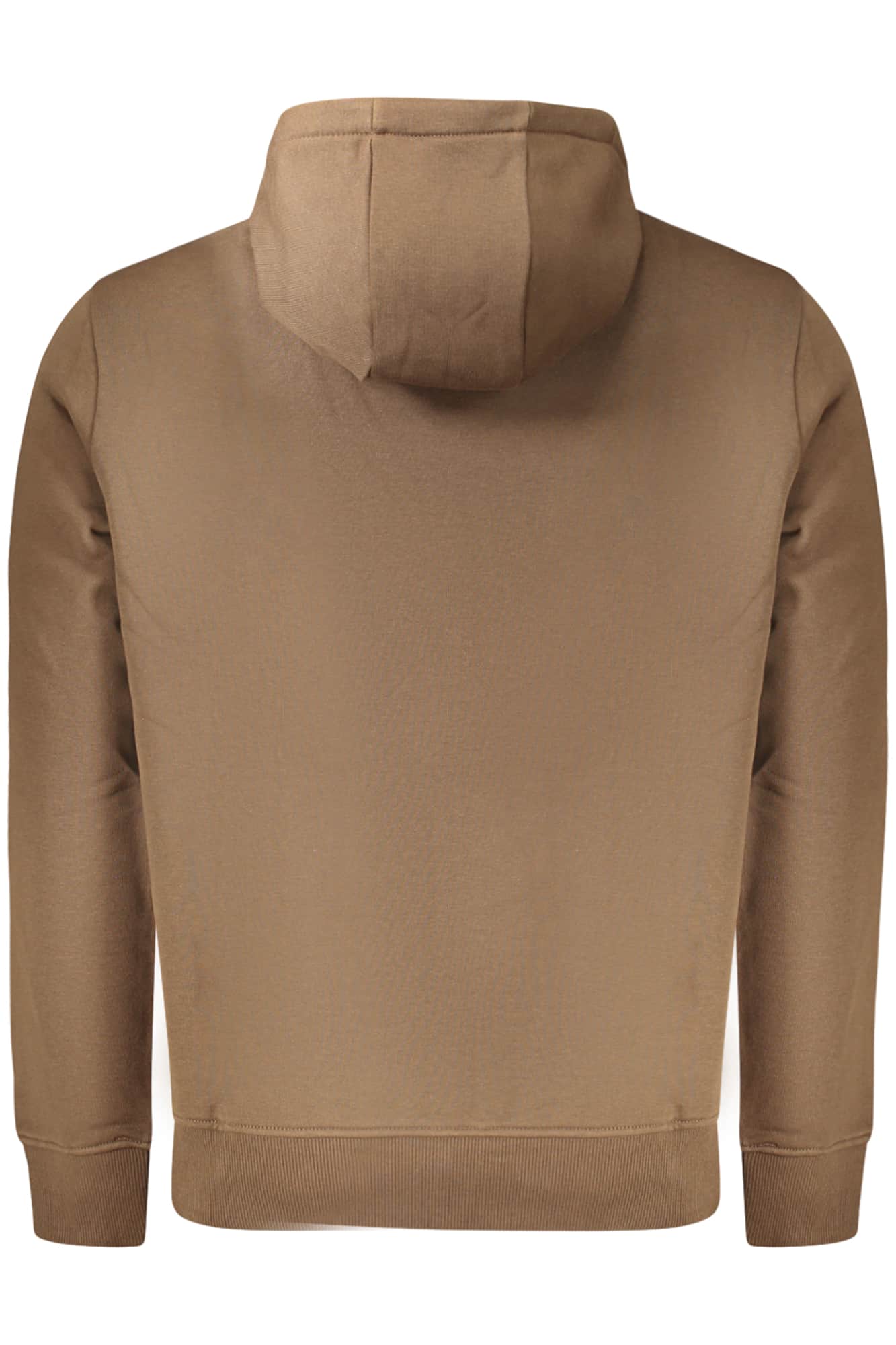 Napapijri hombre marrón con cremallera sudadera