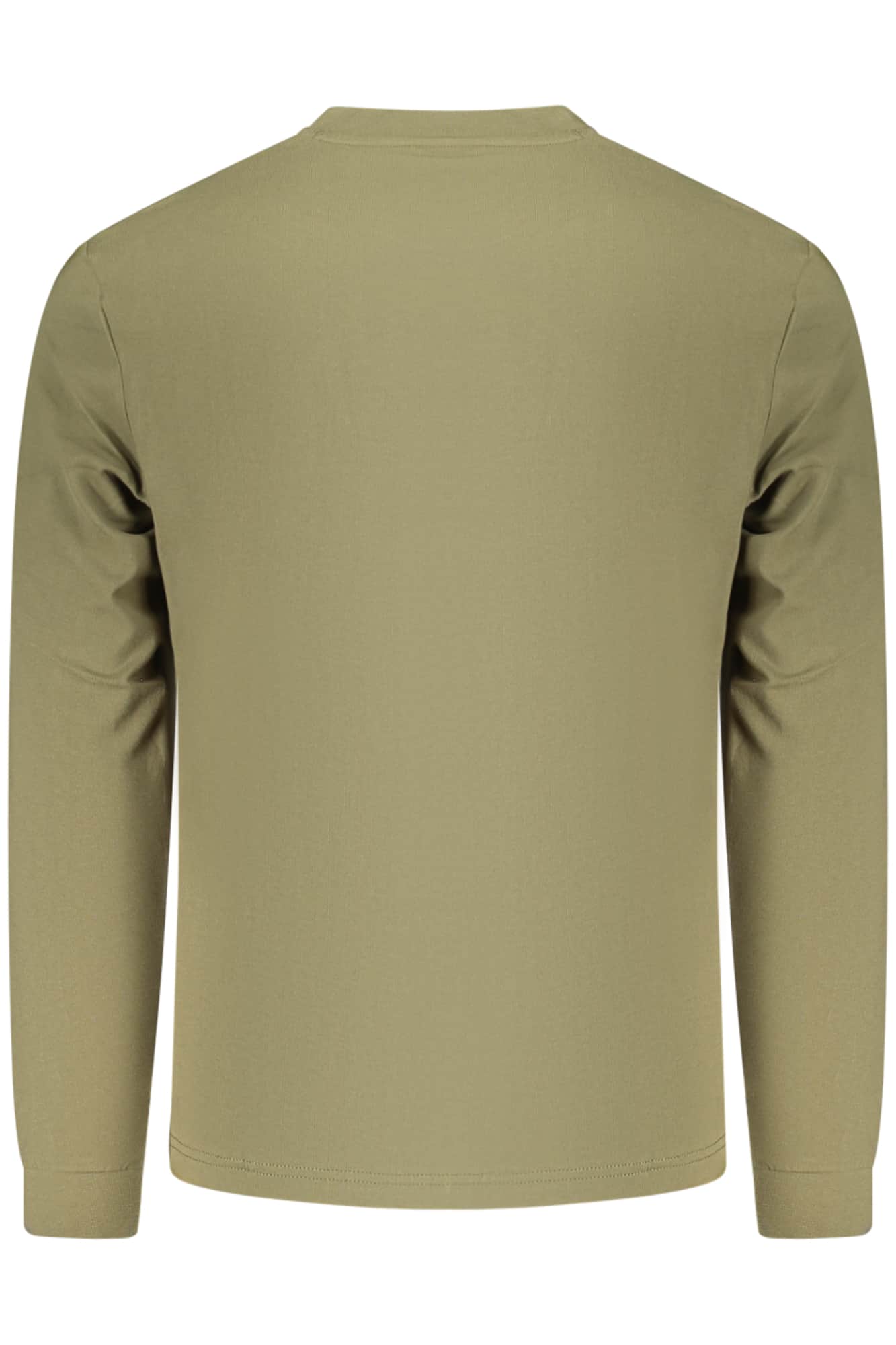 Napapijri hombre manga larga t-camisa verde