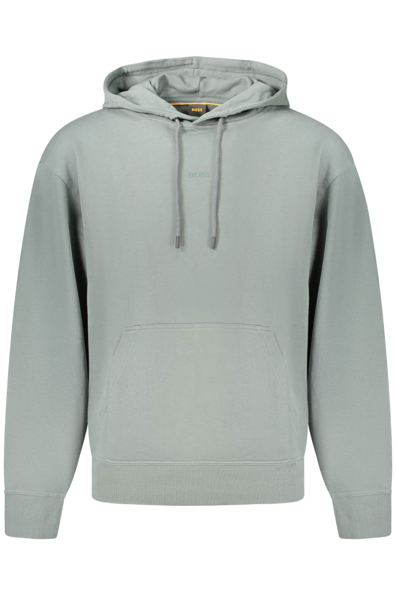 Boss hombre negro sin cremallera sudadera
