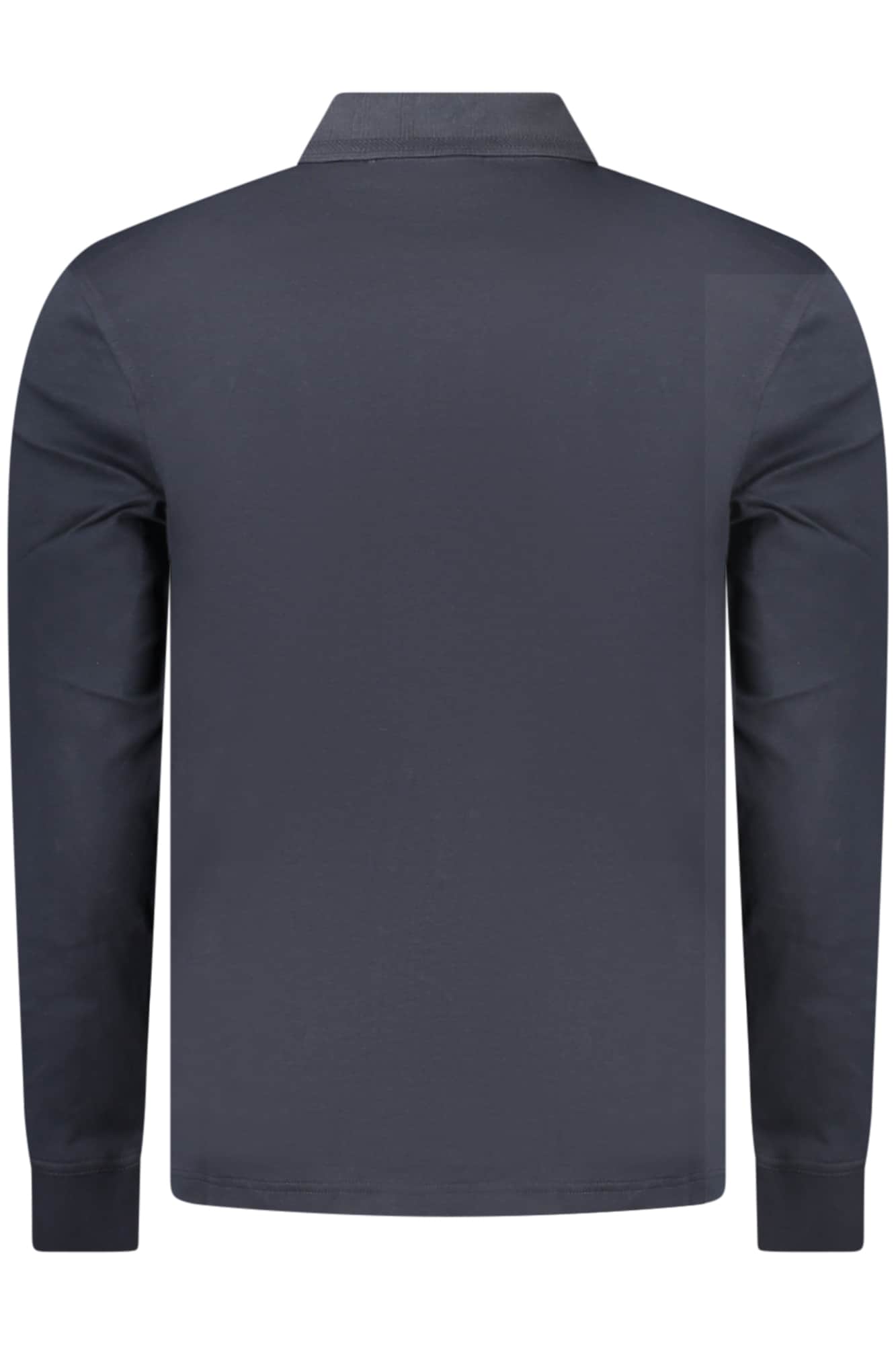 Boss hombre manga larga polo, azul