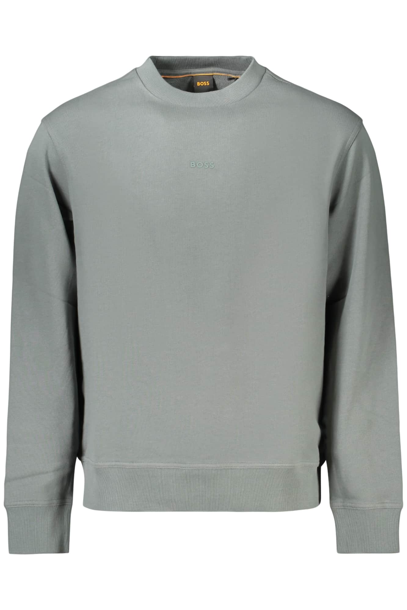 Boss hombre con cremallera sudadera, verde
