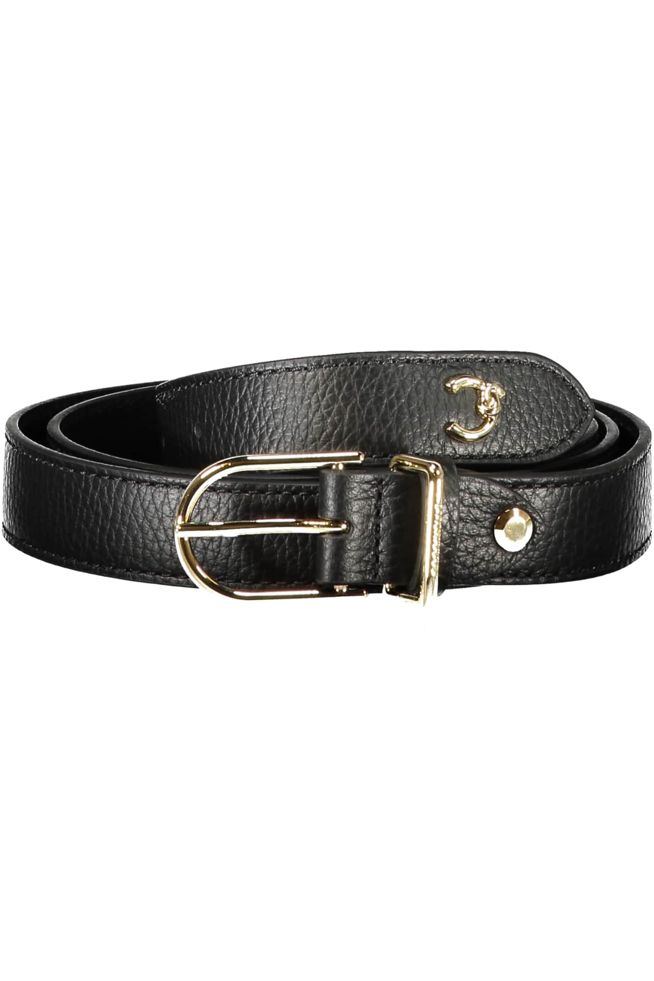 Coccinelle mujer negro piel cinturón