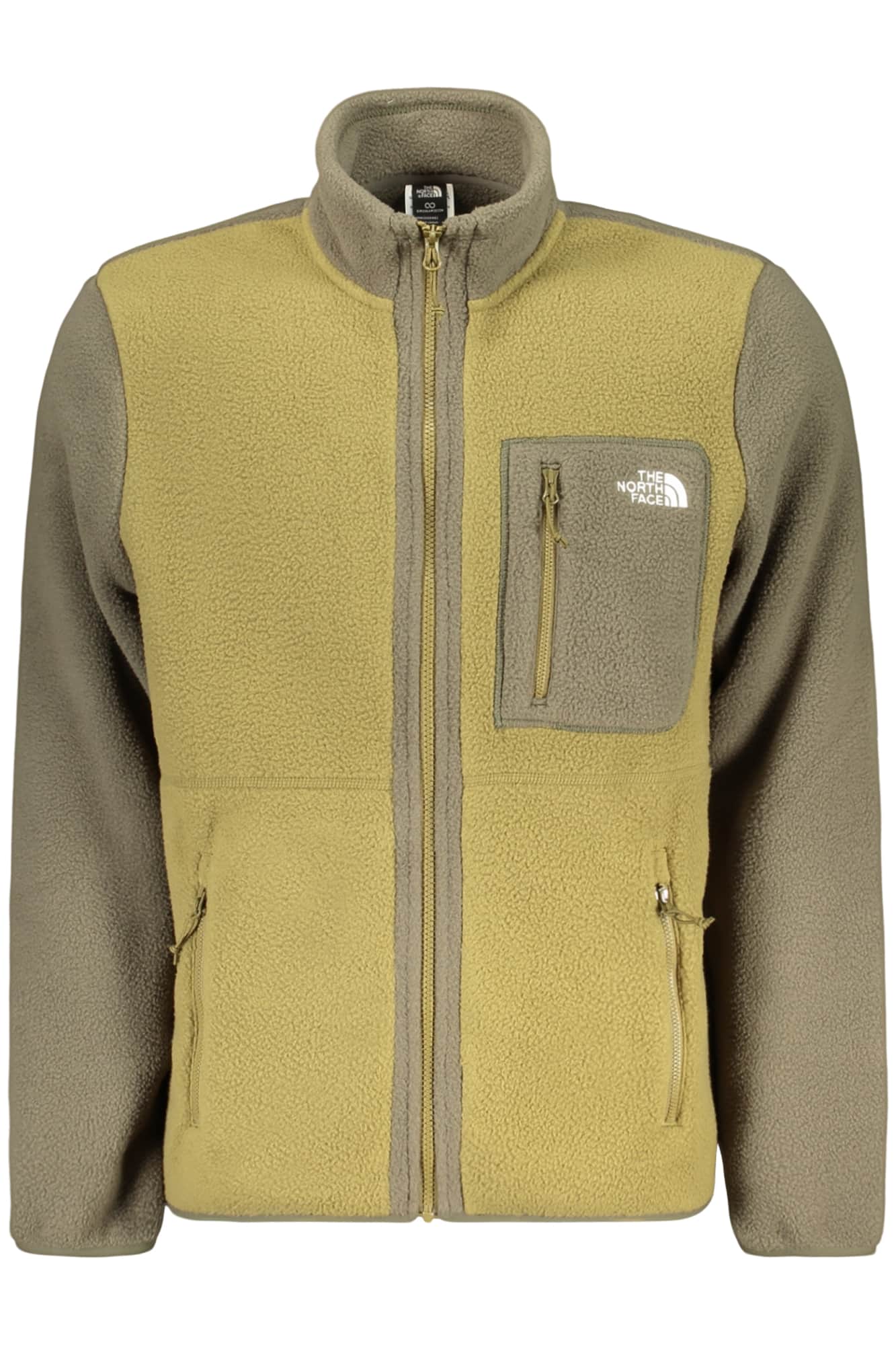 The North Face hombre con cremallera sudadera gris