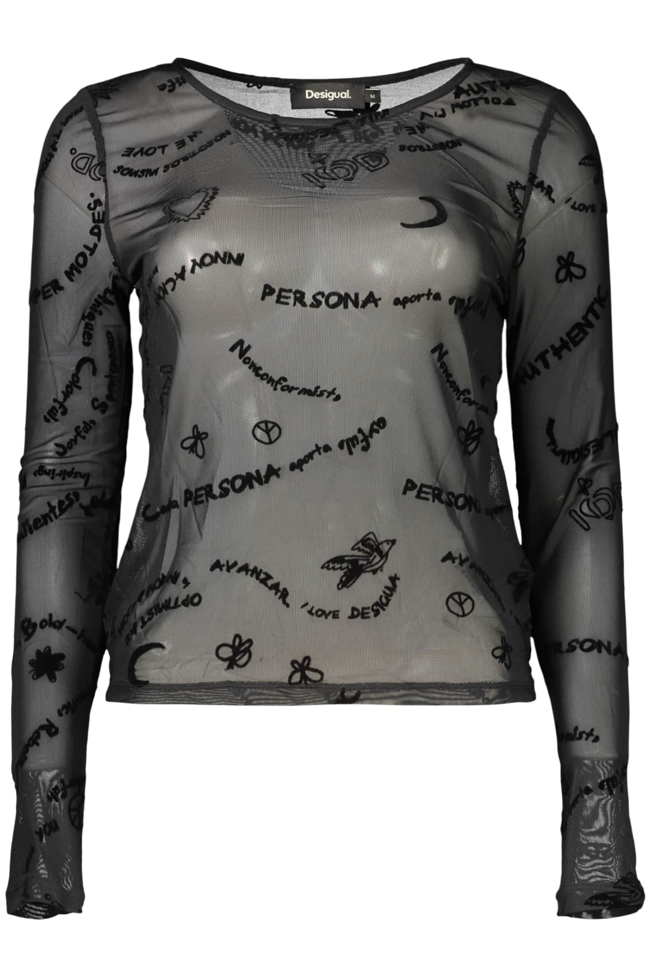 Desigual mujer negro pantalón