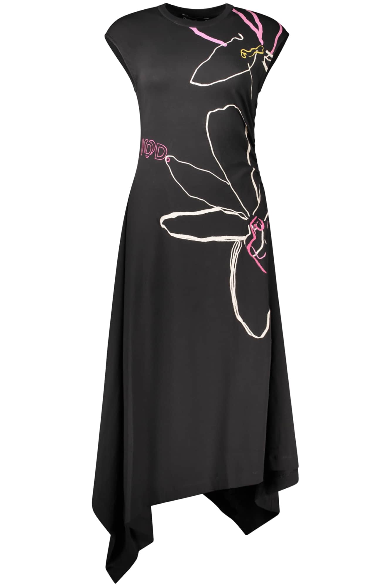 Desigual mujer largo negro vestido