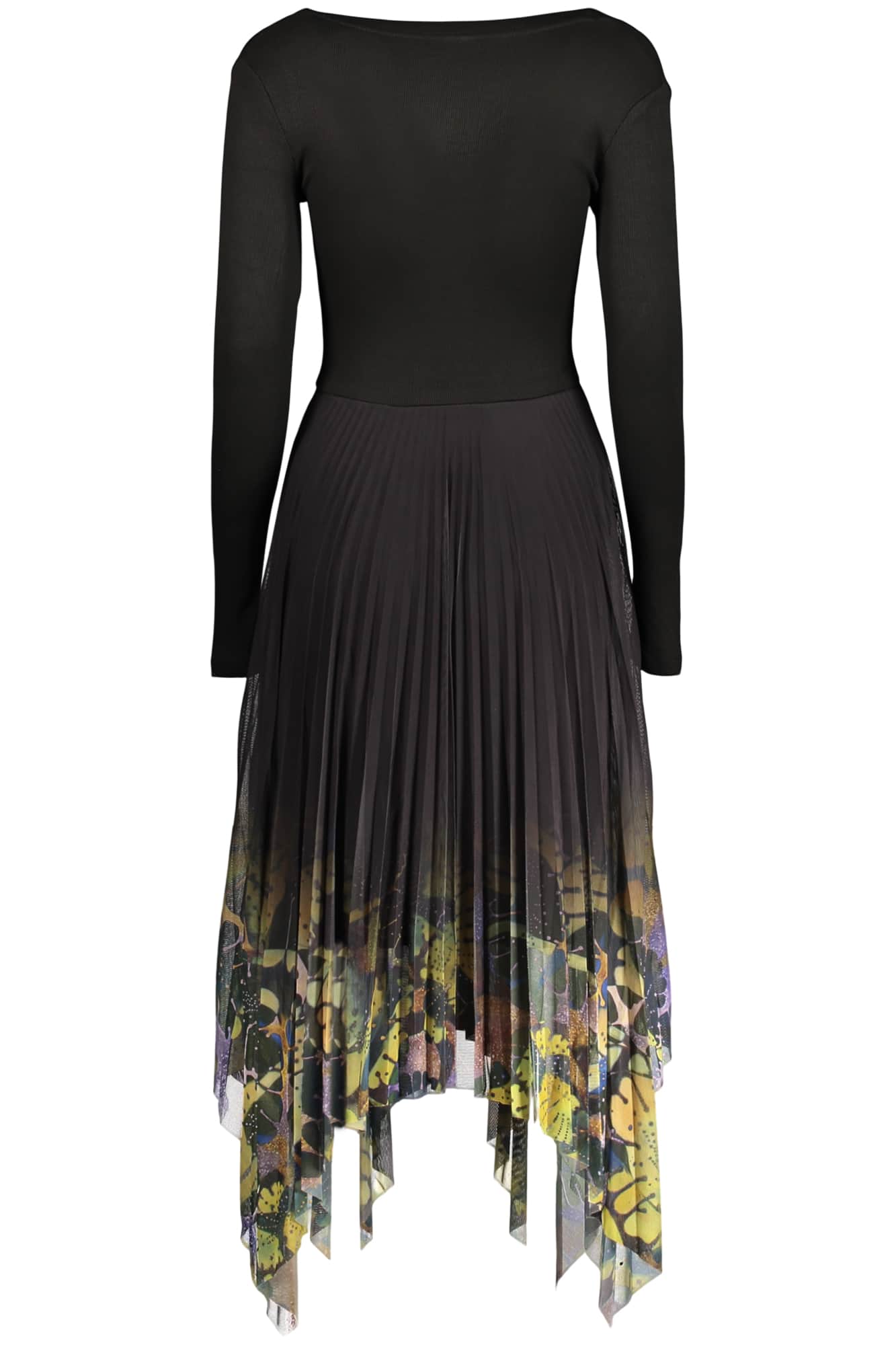 Desigual mujer largo negro vestido