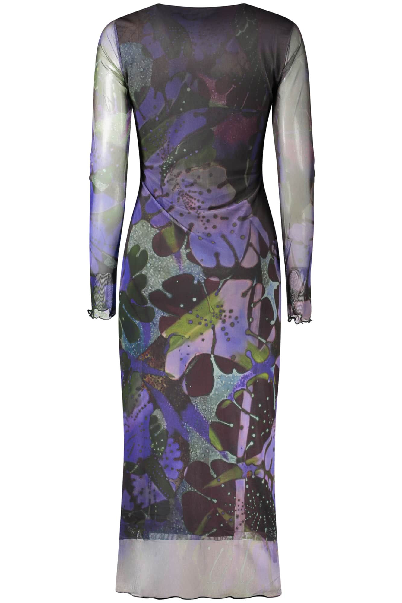 Desigual mujer largo morado vestido