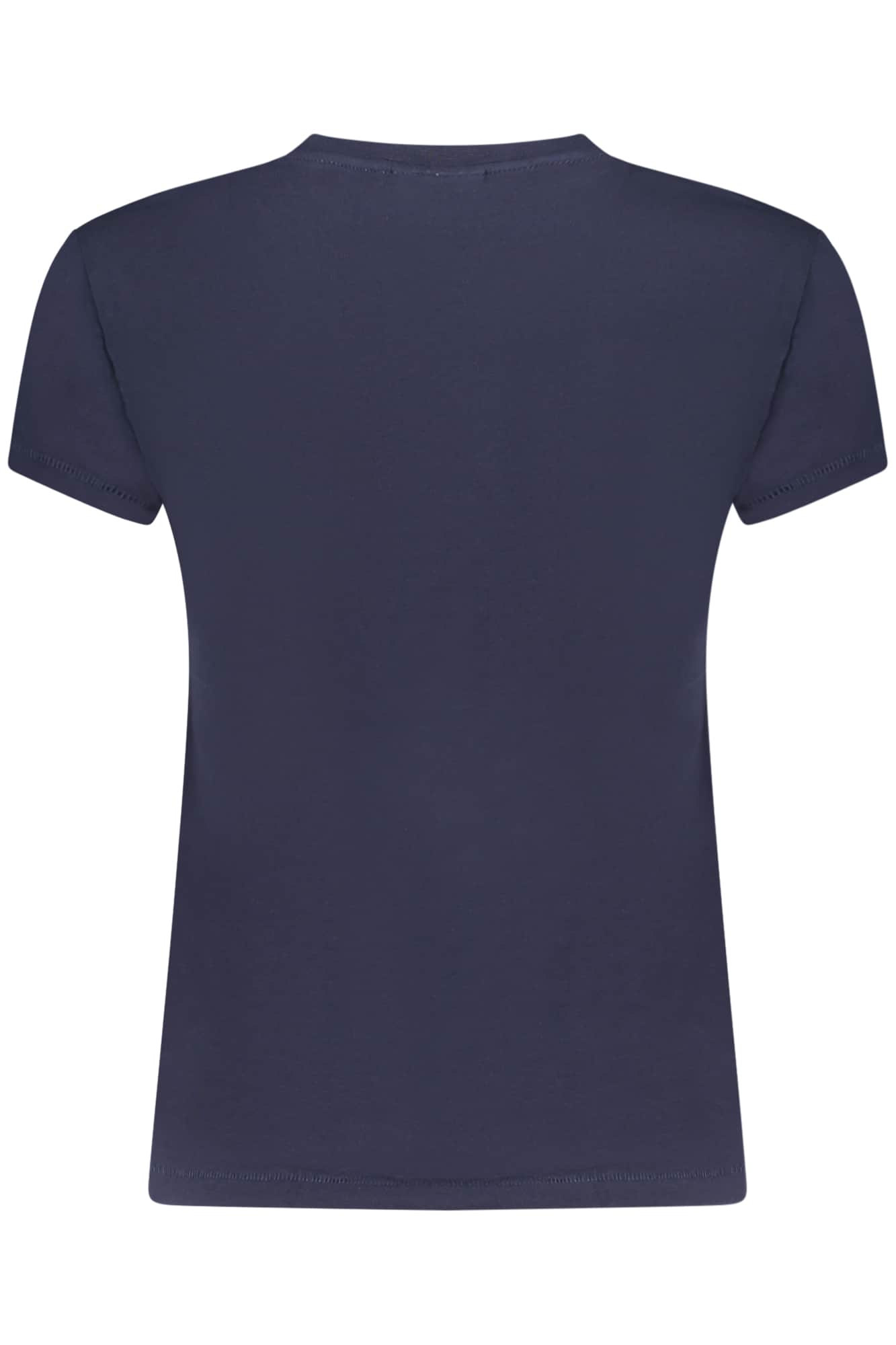 Desigual mujer manga corta t-camisa azul
