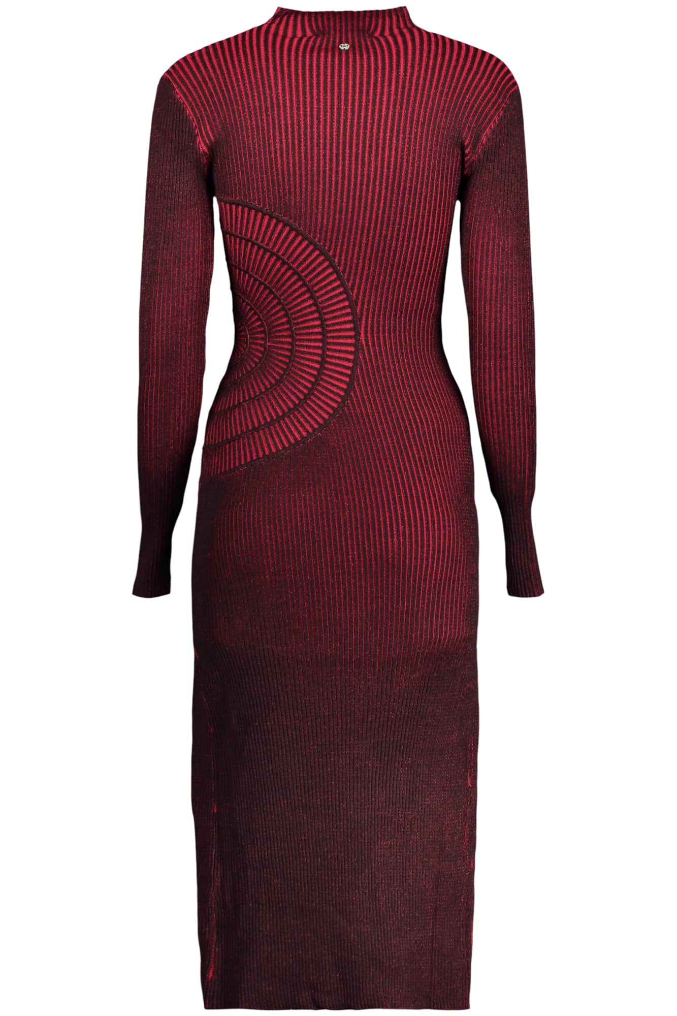 Desigual mujer largo rojo vestido