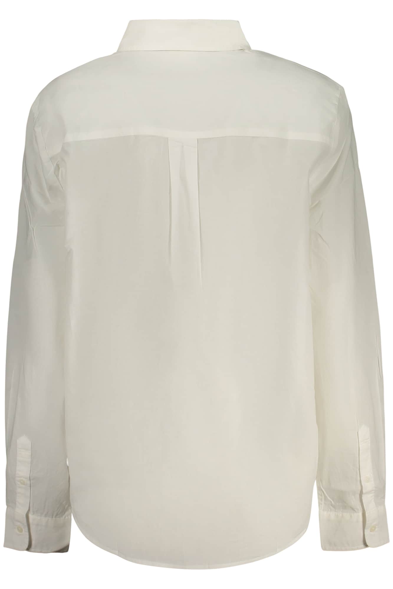Desigual mujer manga larga camisa blanco
