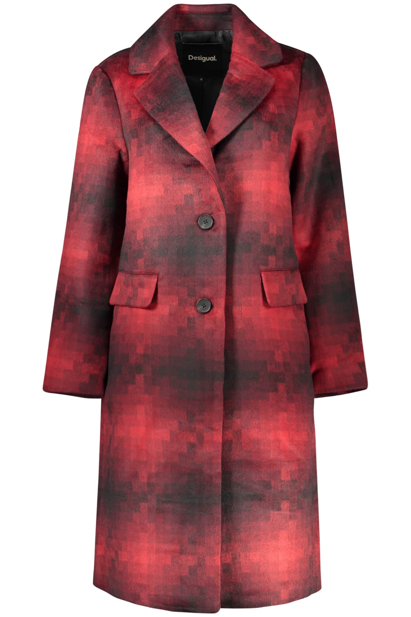 Desigual mujer rojo abrigo