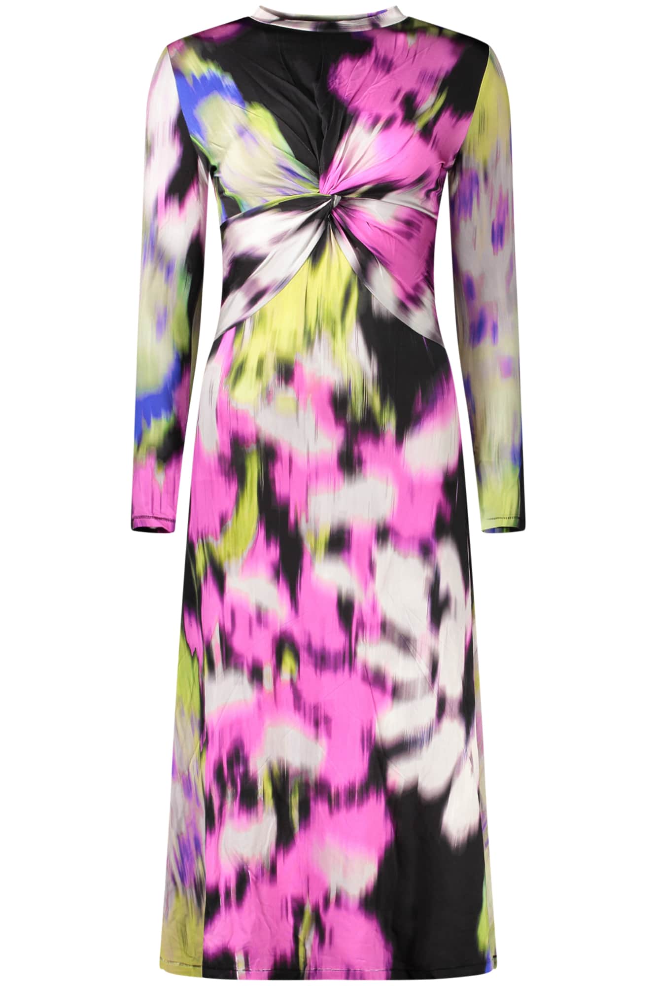 Desigual mujer largo rosa vestido
