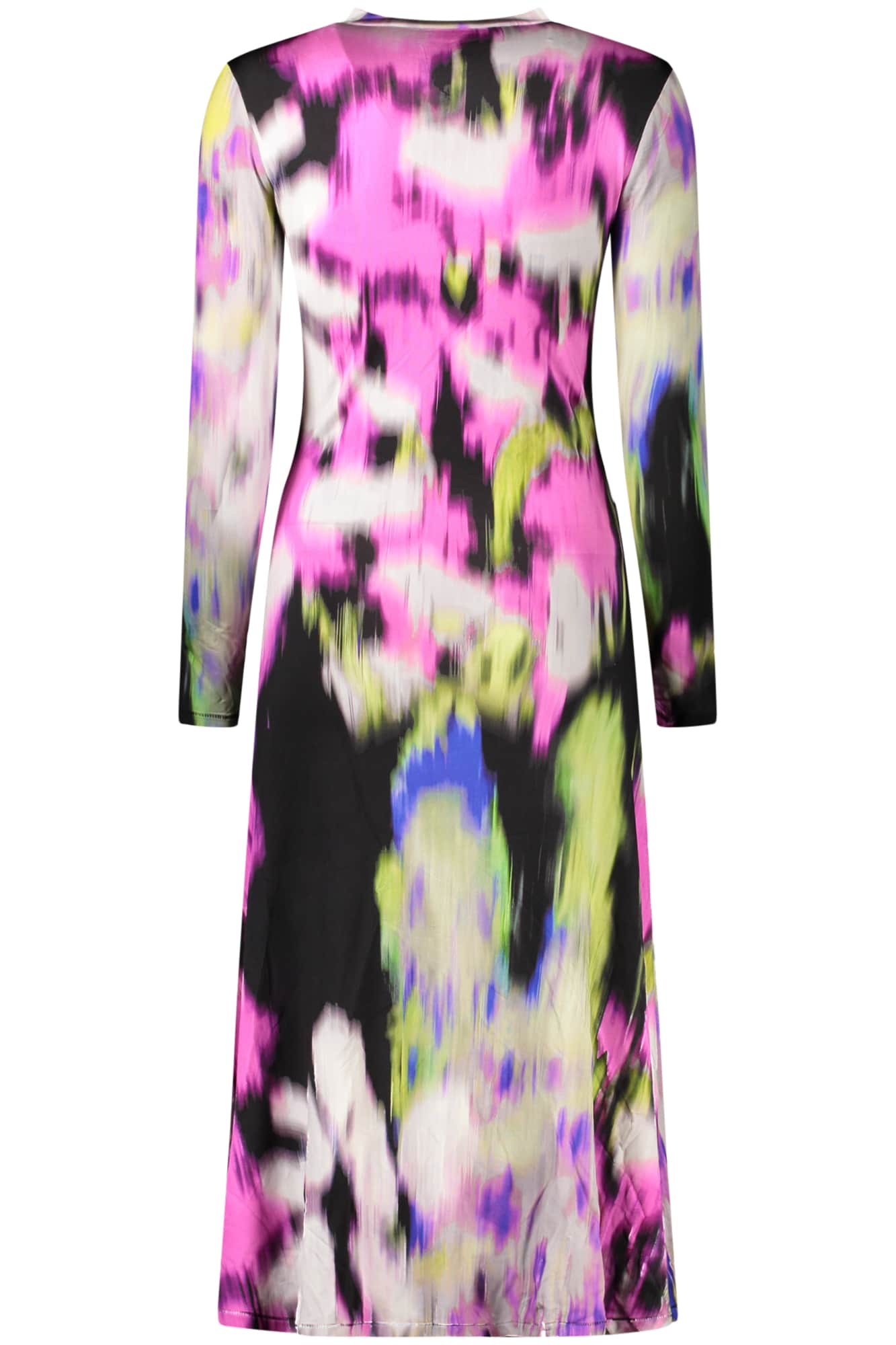Desigual mujer largo rosa vestido